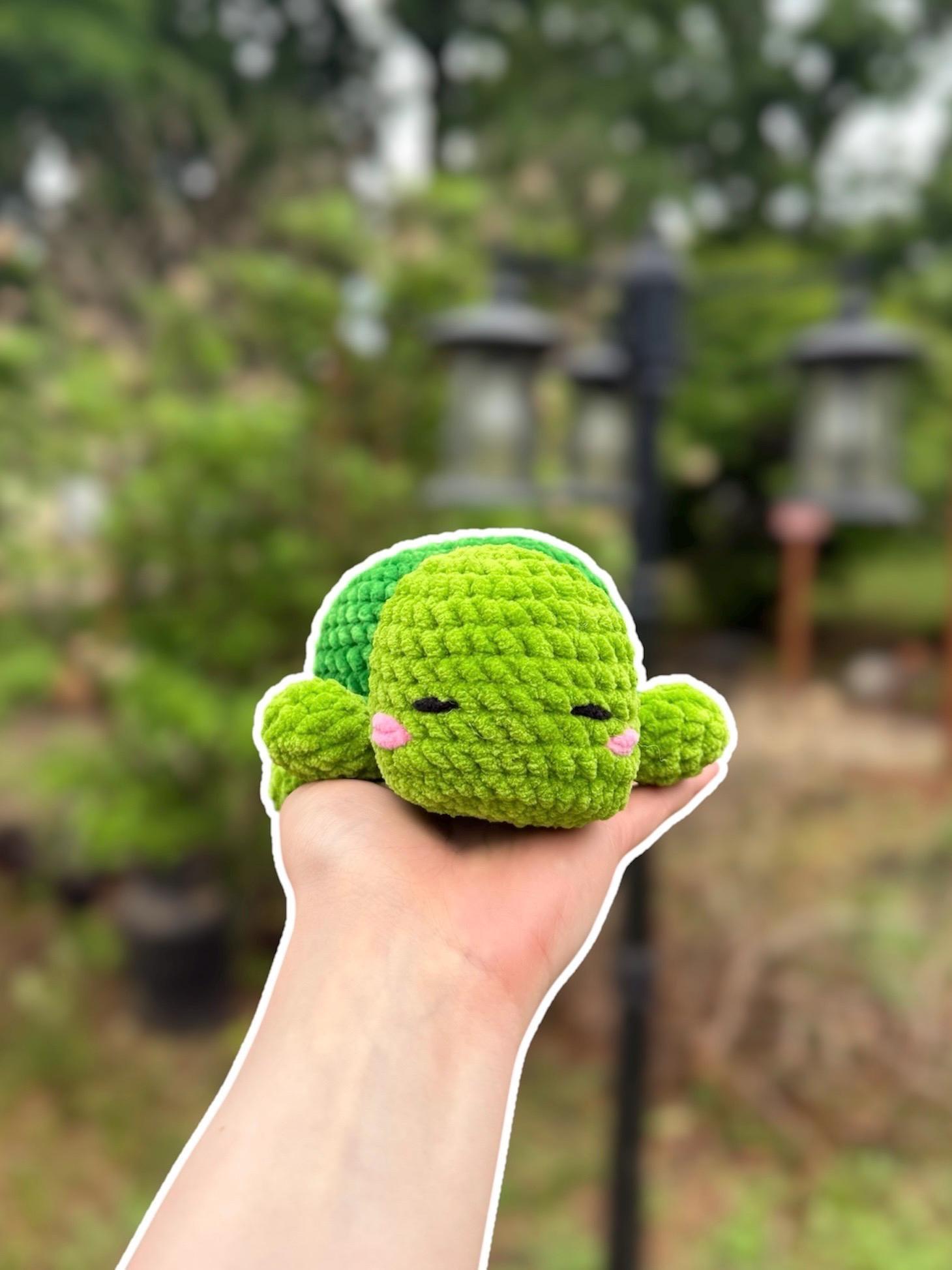 Bubbles the Sleepy Turtle Amigurumi Crochet Pattern - Beginner Intermediate Pattern DIY (PDF Digital Download) thumbnail 2