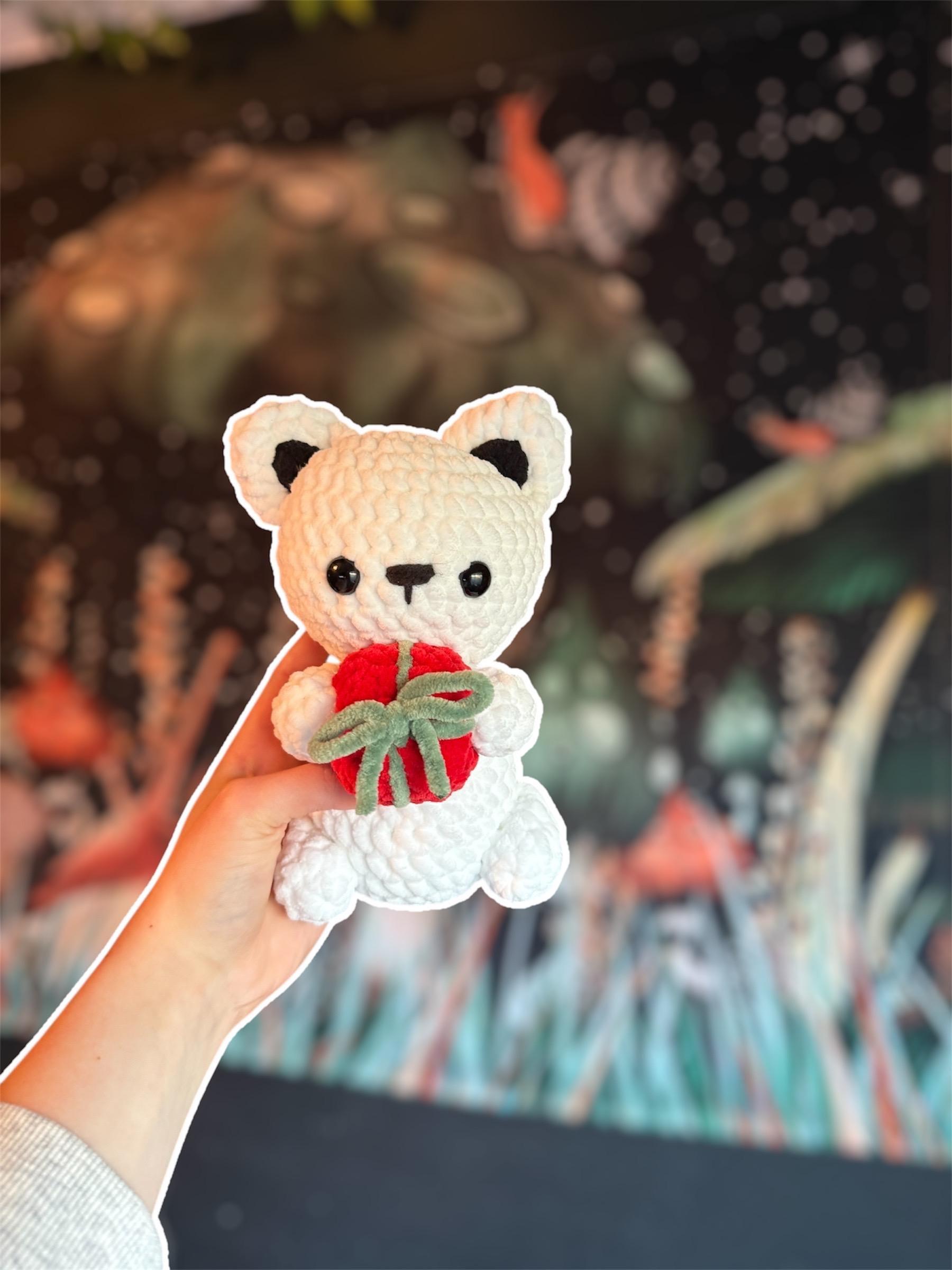 Pierre the Polar Bear Amigurumi Crochet Pattern - Easy Intermediate Pattern (PDF Digital Download) thumbnail 5