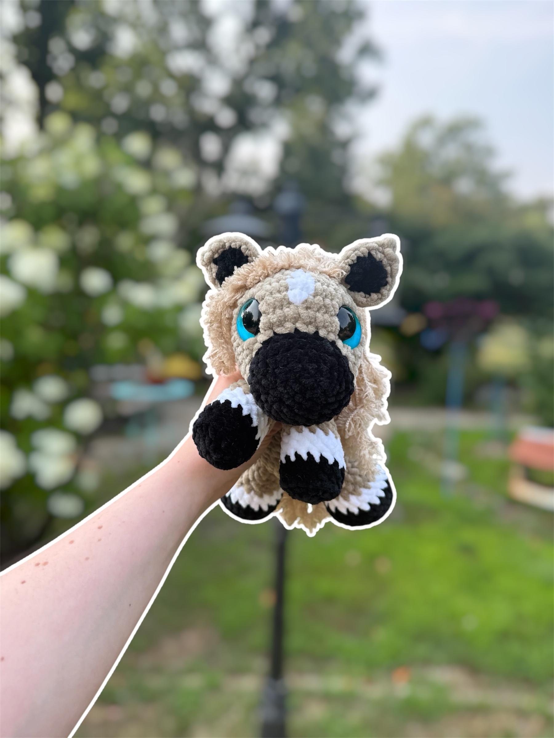 Handmade Crochet Weighted Horse Plushie