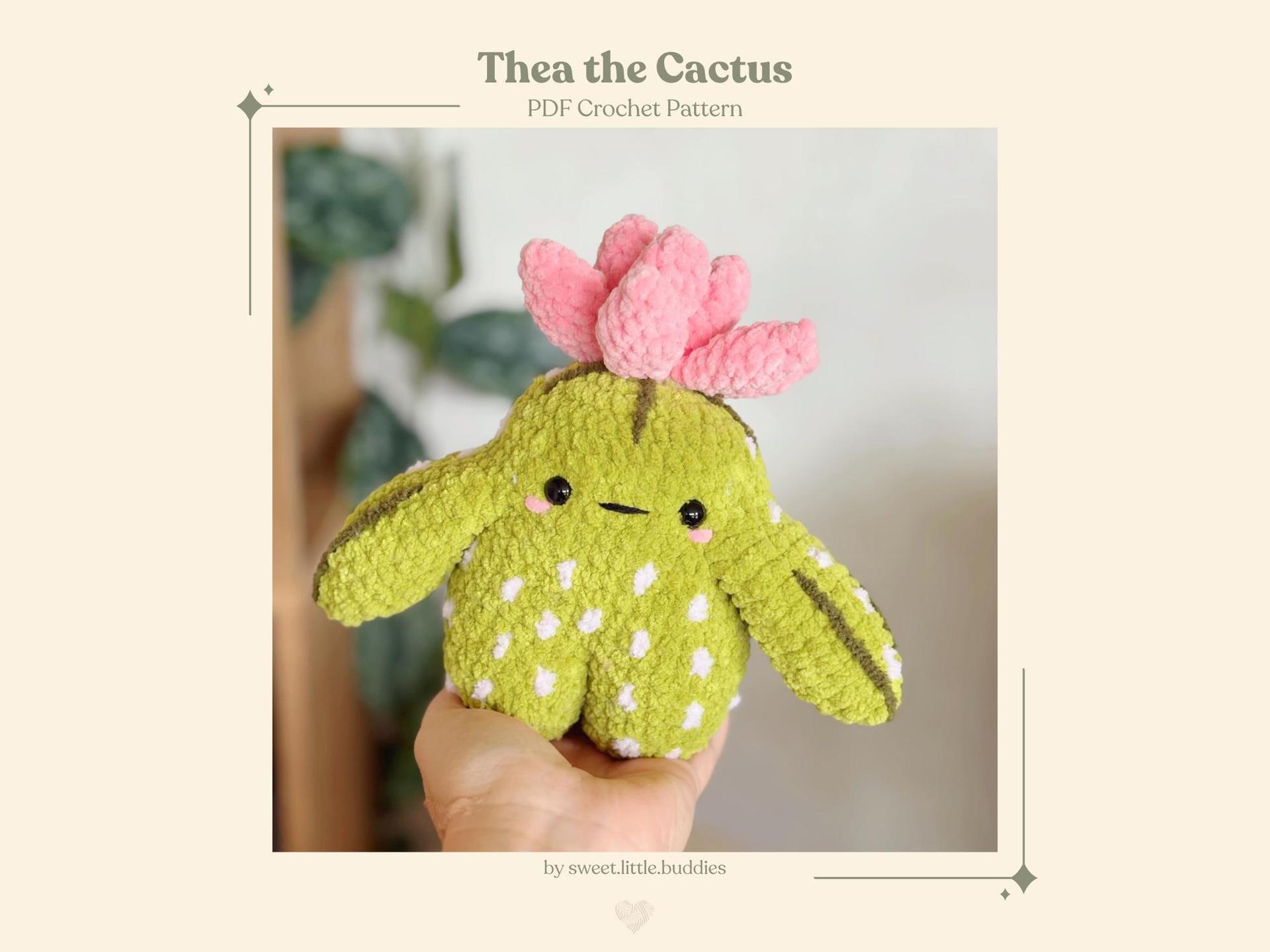 Thea the Cactus /no-sew crochet pattern