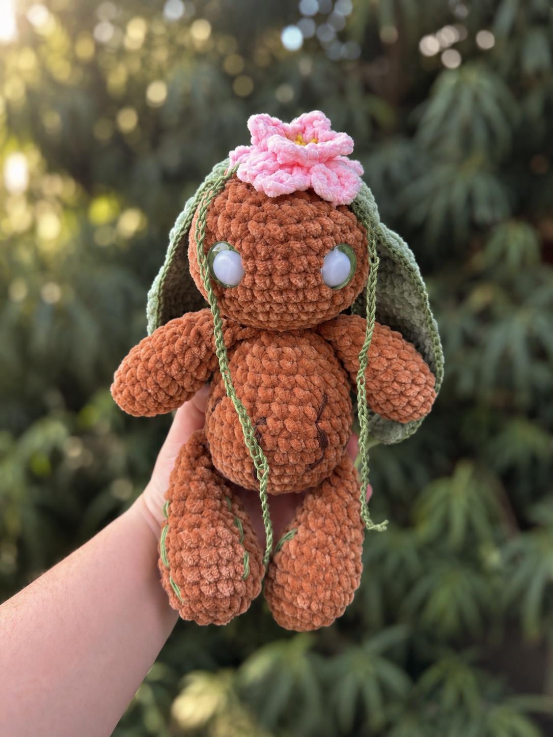 Earth Elemental Sprite | Handmade Crochet Plushie