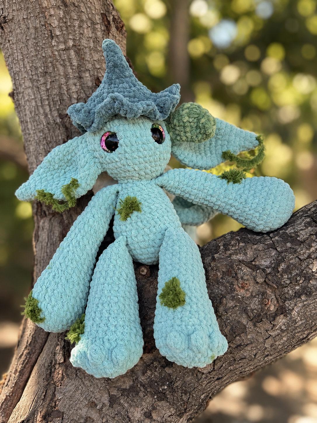 Honeysuckle the Woodland Fairy | Handmade Crochet Plushie