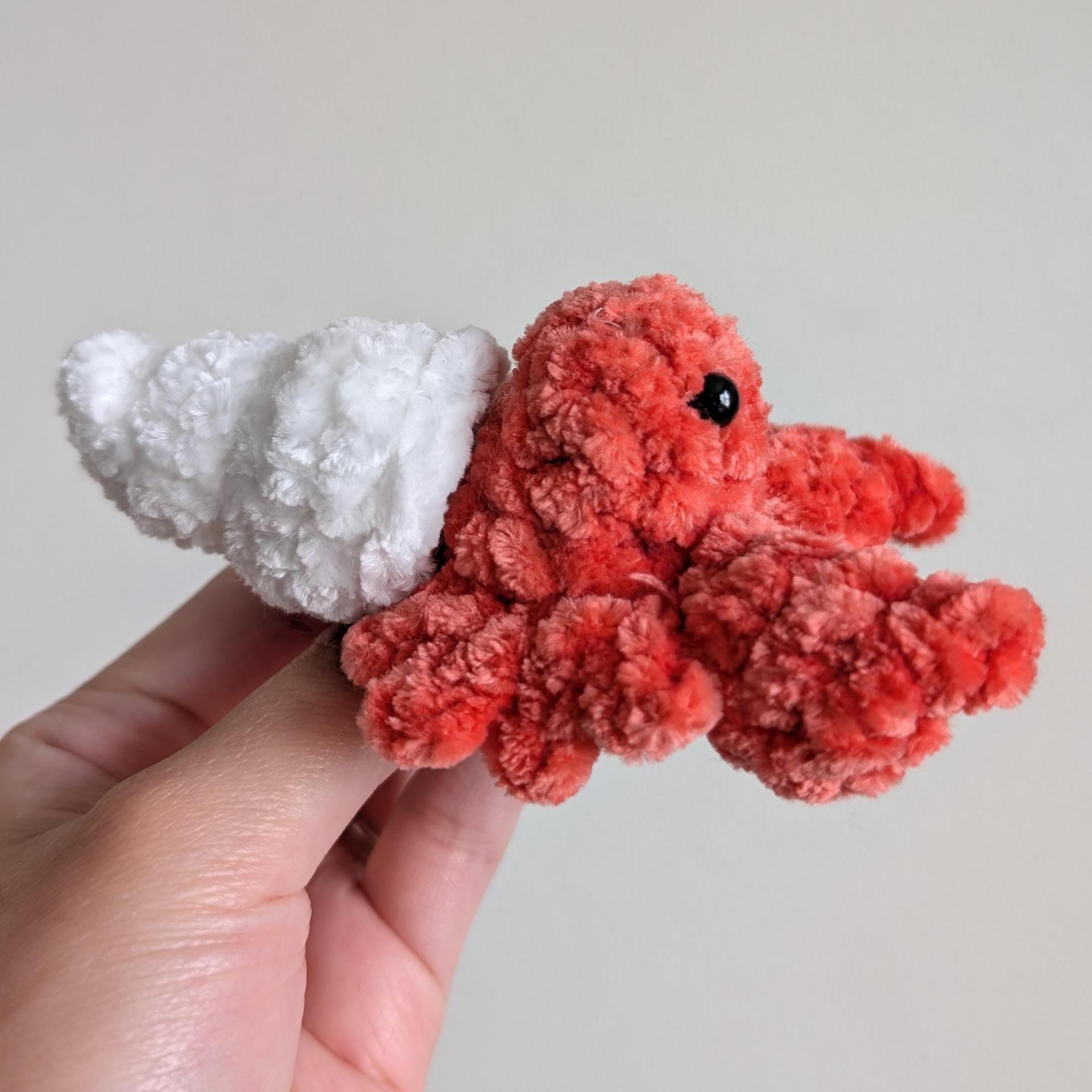 Mini Hermit Crab | Low Sew Amigurumi (PDF Download) thumbnail 4