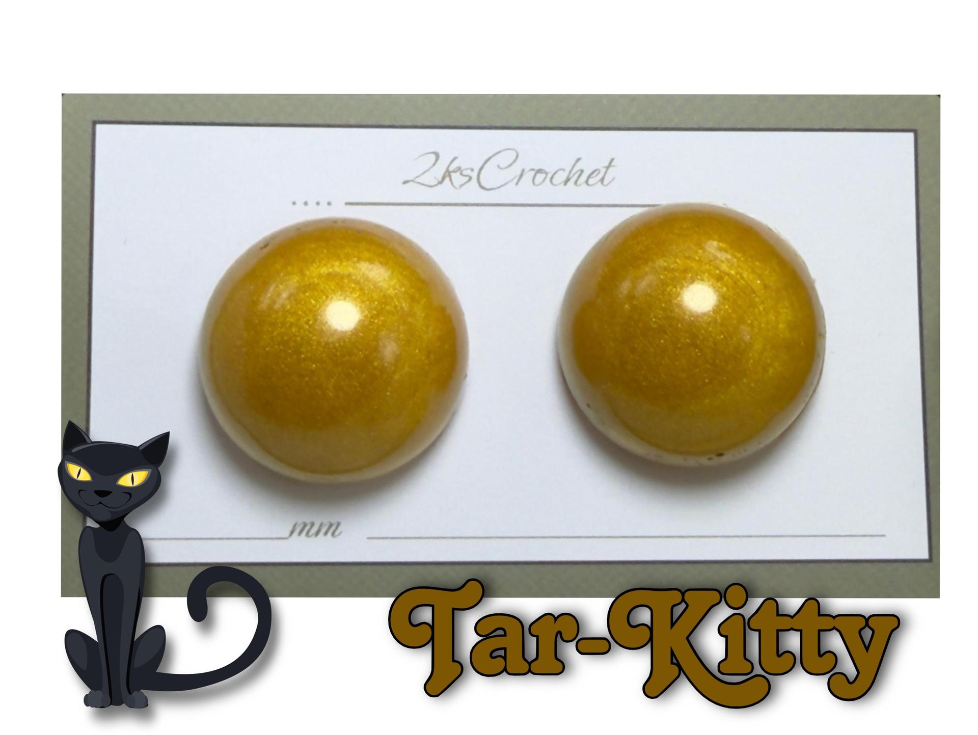 TarKitty | Solid Gold Amigurumi Plushie Kawaii Eyes thumbnail 2