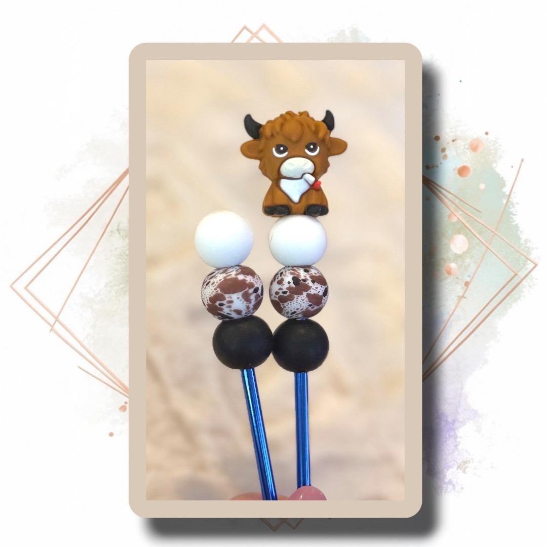 Highland Cows Amisticks | Crochet Sticks | Sewing Sticks | Amigurumi | plushies | see description