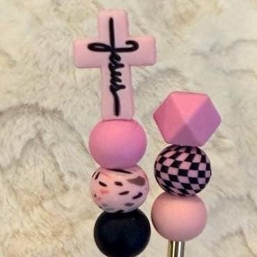 Pink Cross Amisticks | Crochet Sticks | Sewing Sticks | Amigurumi | plushies thumbnail 2
