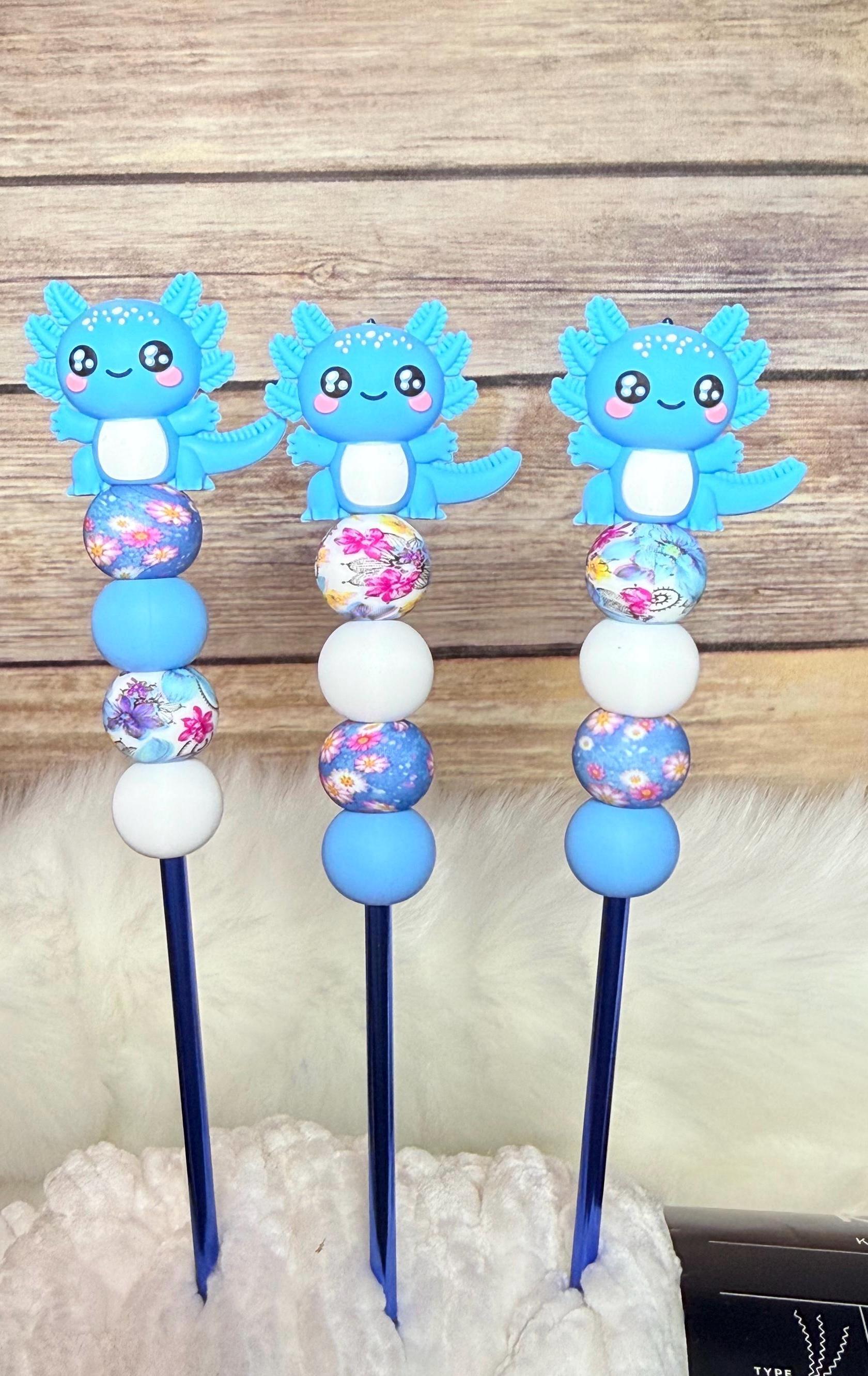Blue Axolots | Amisticks |  | Crochet Sticks | Sewing Sticks | Amigurumi | Plushies see Discription thumbnail 3