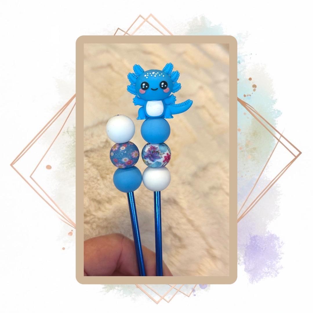 Blue Axolots | Amisticks |  | Crochet Sticks | Sewing Sticks | Amigurumi | Plushies see Discription