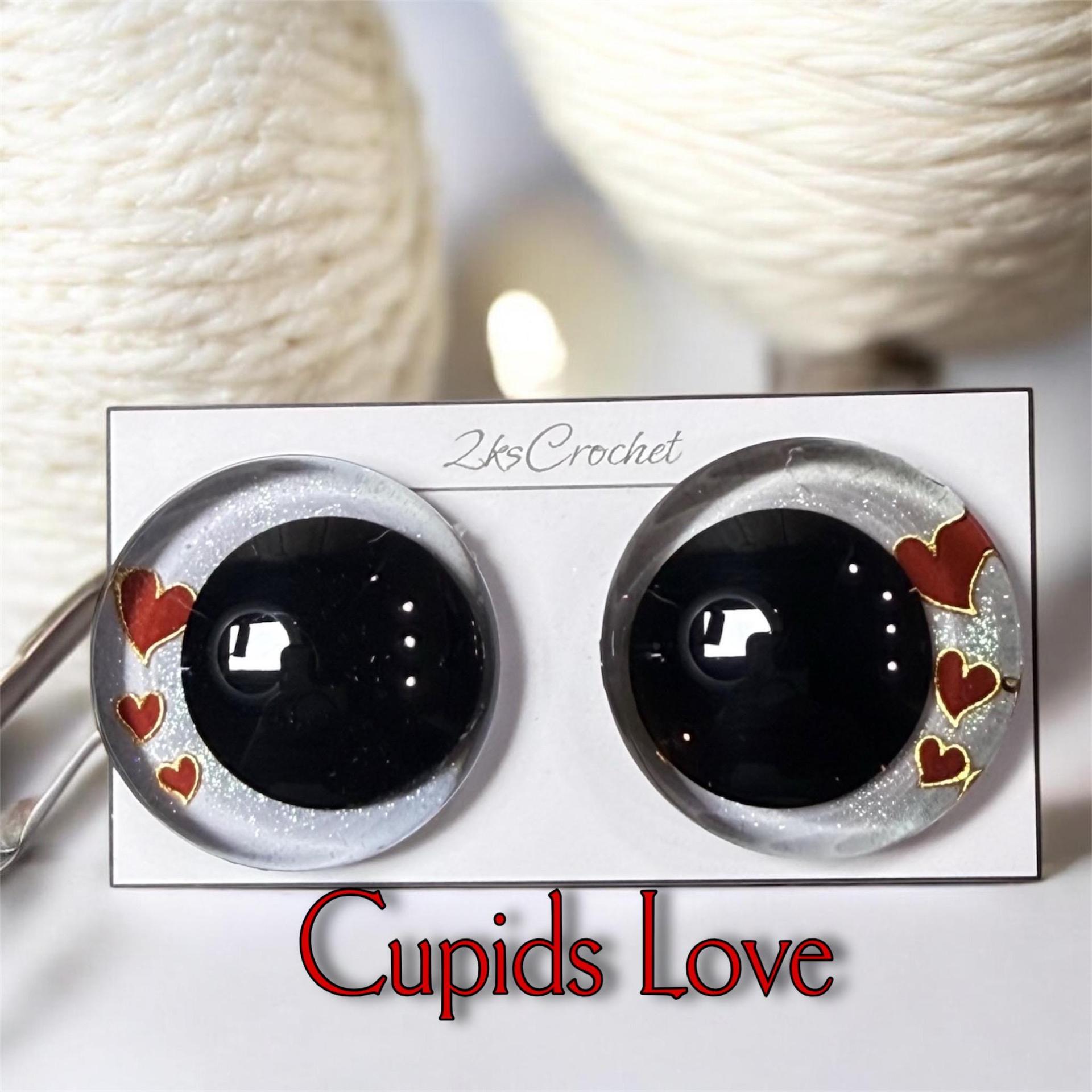 Cupids Love | Hand Painted Safety | Amigurumi  | Heart Eyes thumbnail 4