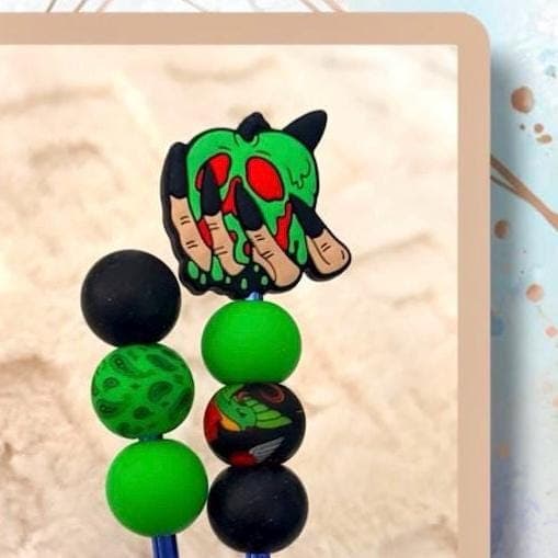 Skull Apple | Amisticks | Crochet Sticks | Sewing Sticks | Amigurumi | plushies | see description thumbnail 2