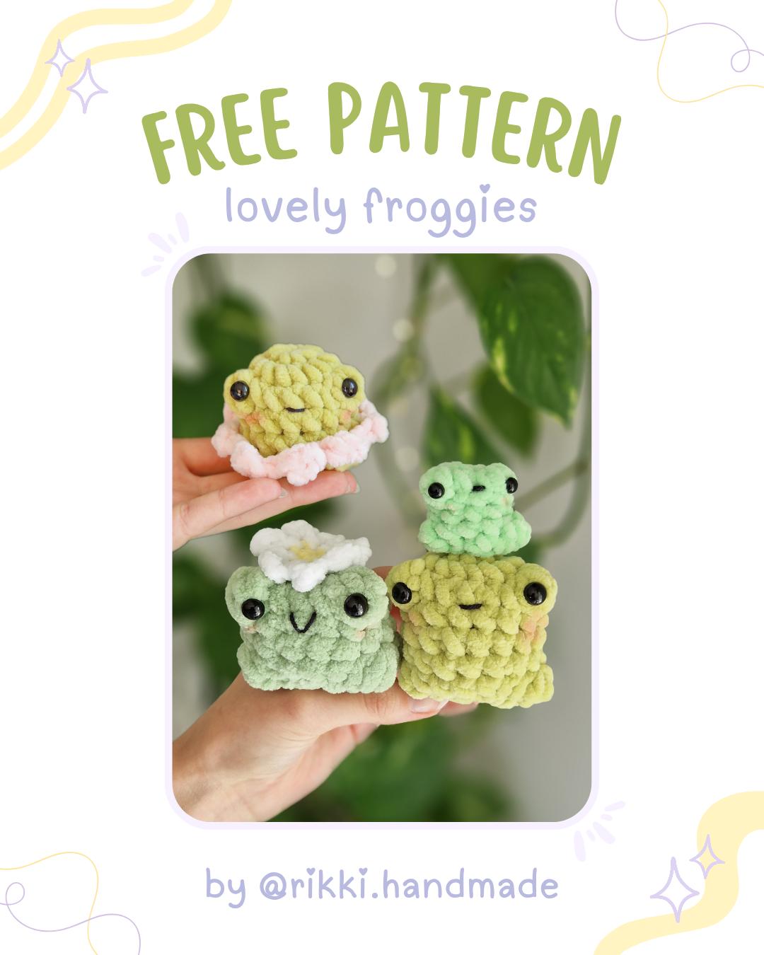 Lovely Froggies PDF-Crochet Pattern