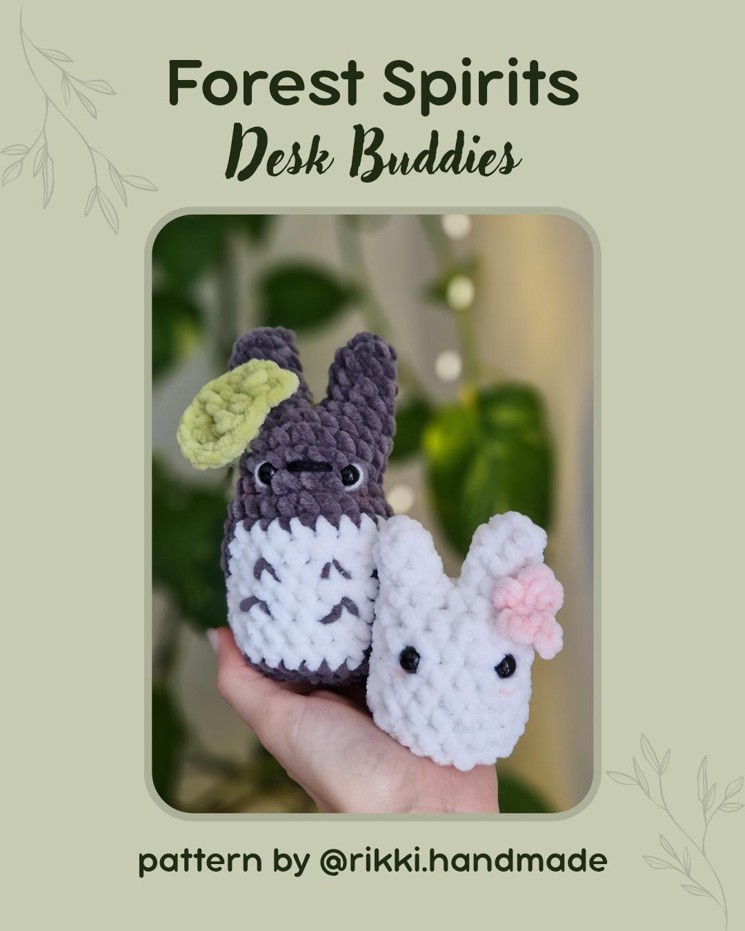 Forest Spirits Desk Buddies PDF-Crochet Pattern