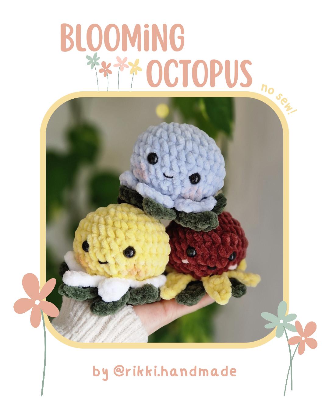 Blooming Octopus PDF-Crochet Pattern