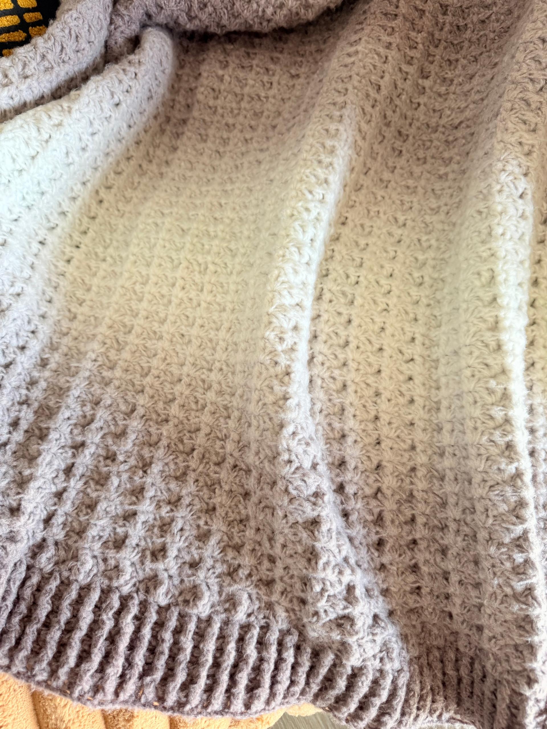 Perfect Phasing Waffle Throw Blanket thumbnail 3