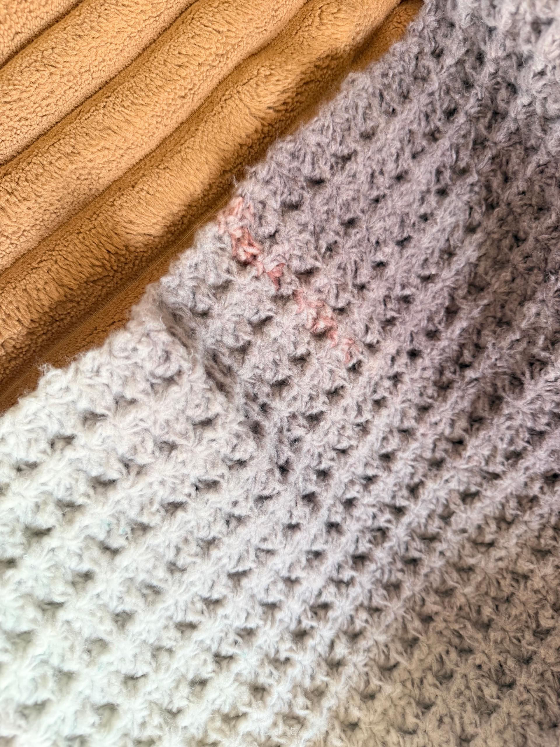 Perfect Phasing Waffle Throw Blanket thumbnail 2