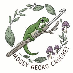 Mossy Gecko Crochet logo