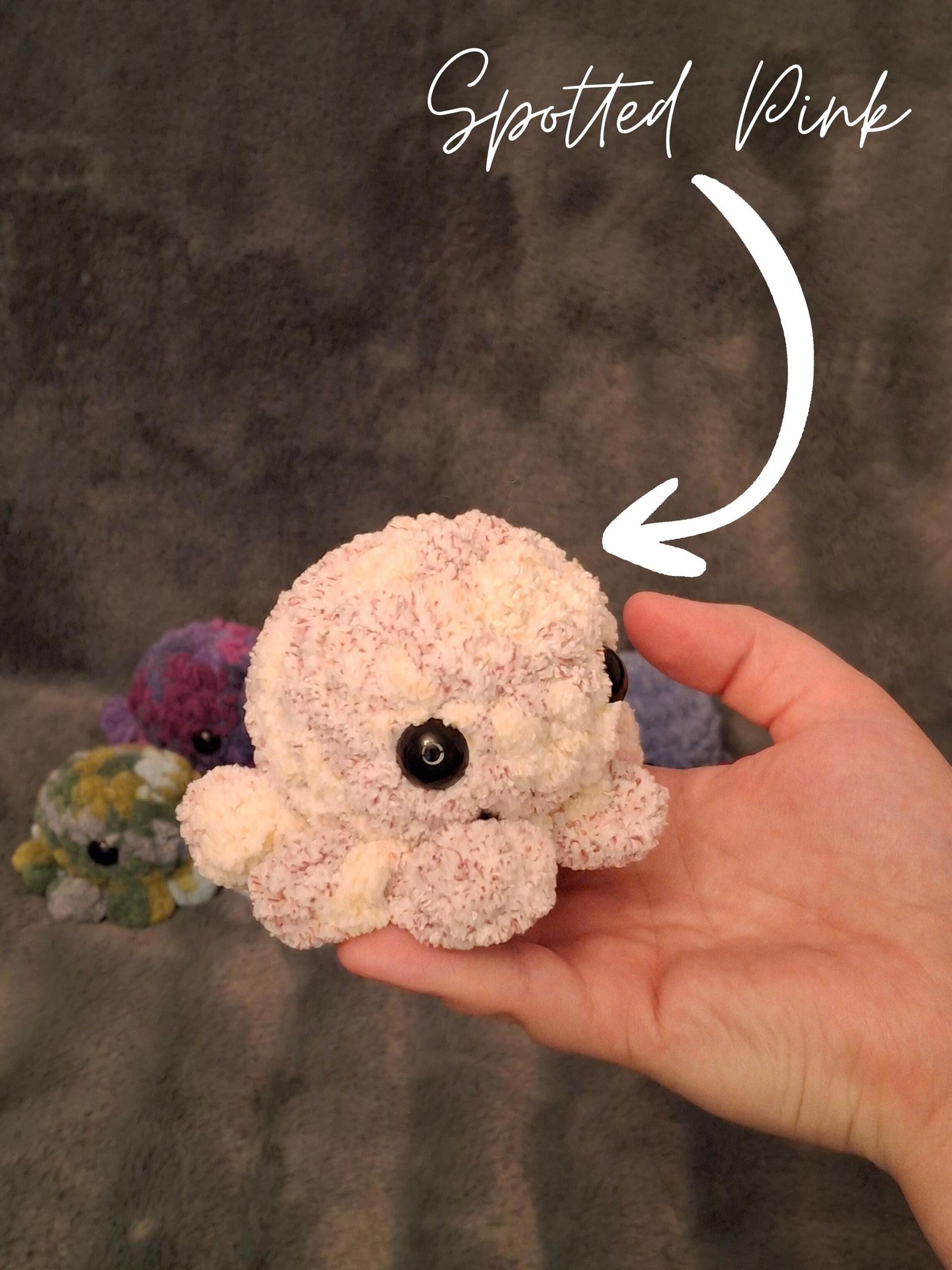 Mini Octo Crochet Plushie - Octopus, Handmade Stuffed Animal, Amigurumi thumbnail 2