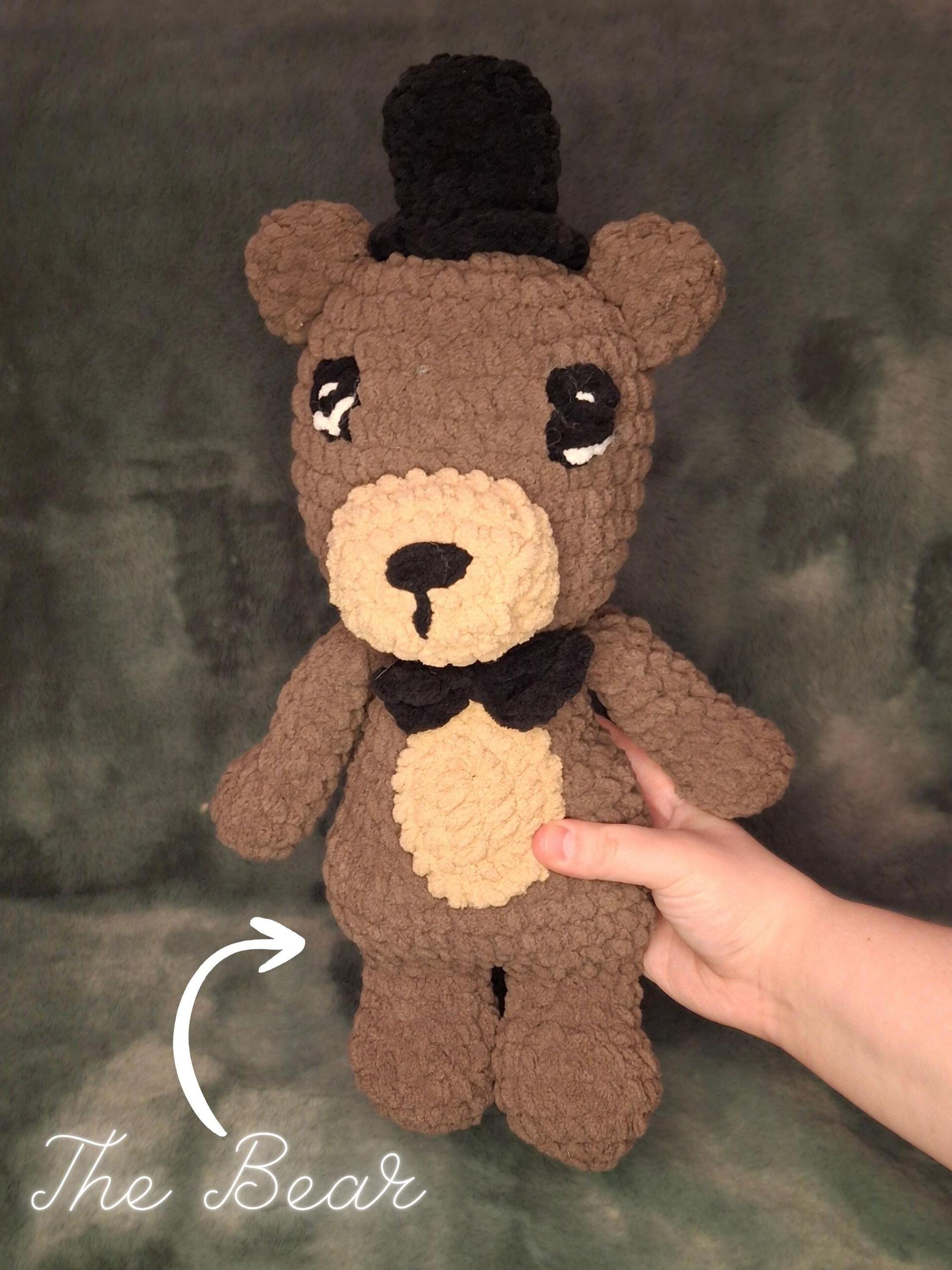 FNAF Crochet Plushie - The Bear, The Rabbit, The Pirate, Handmade Stuffed Animal, Amigurumi thumbnail 2