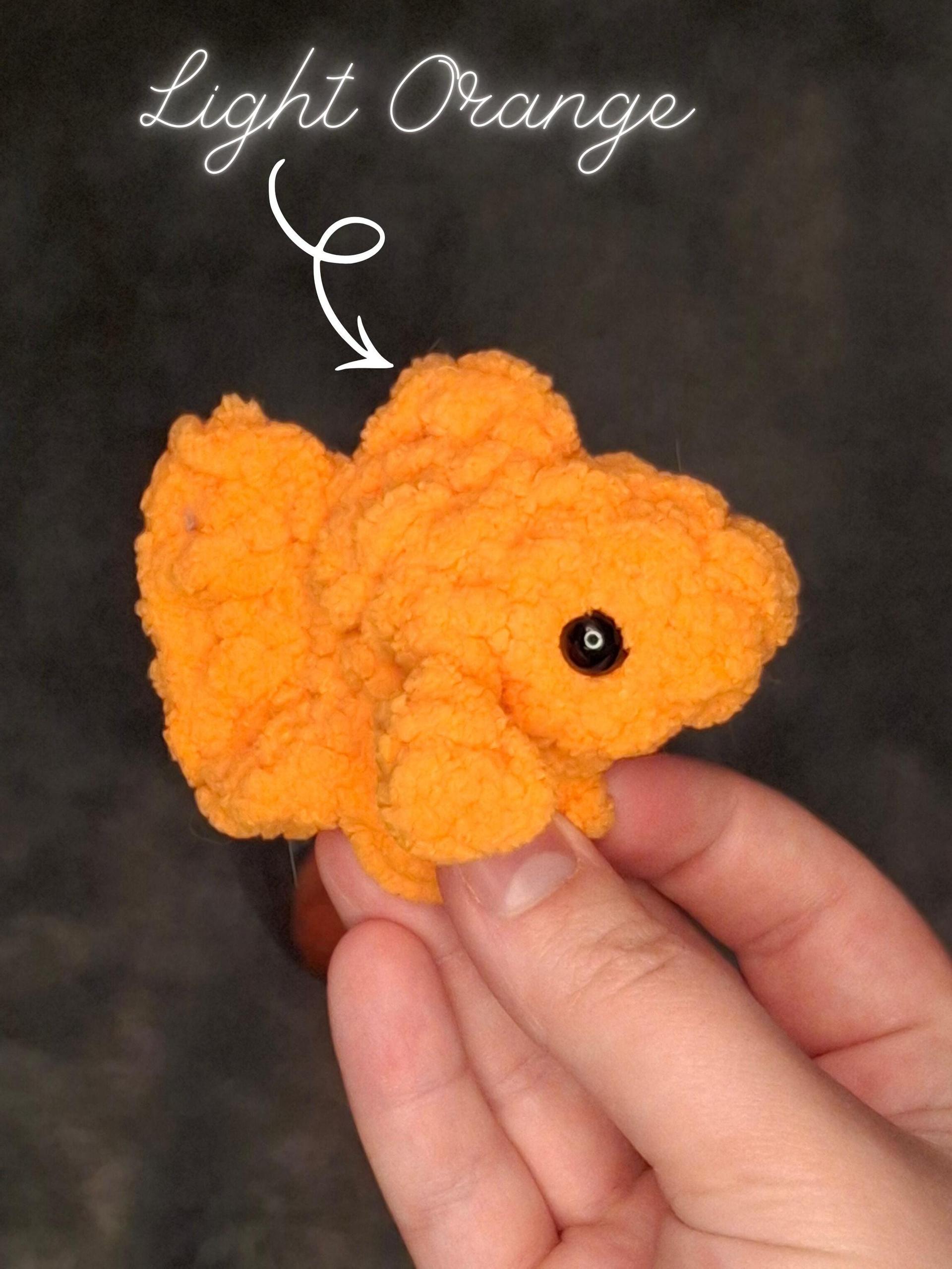 Mini Axolotl, Turtle, Goldfish Crochet Plushie - With or Without Fishbowl, Handmade Stuffed Animal, Amigurumi thumbnail 9