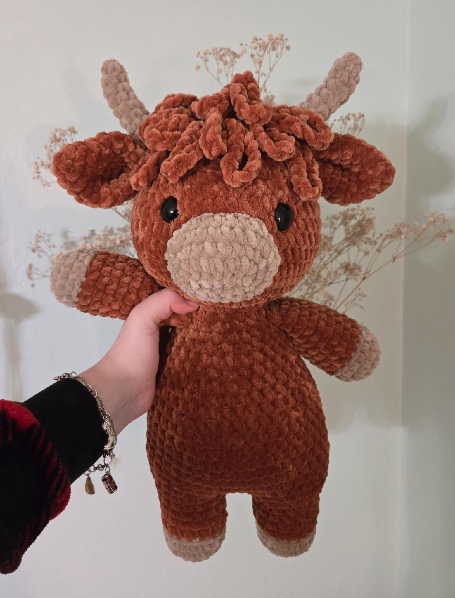 Milo the highland cow pattern