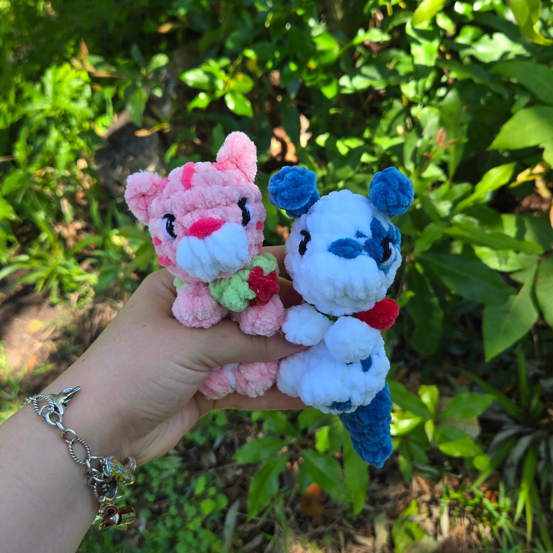 Strawberry girl and pets bundle thumbnail 2
