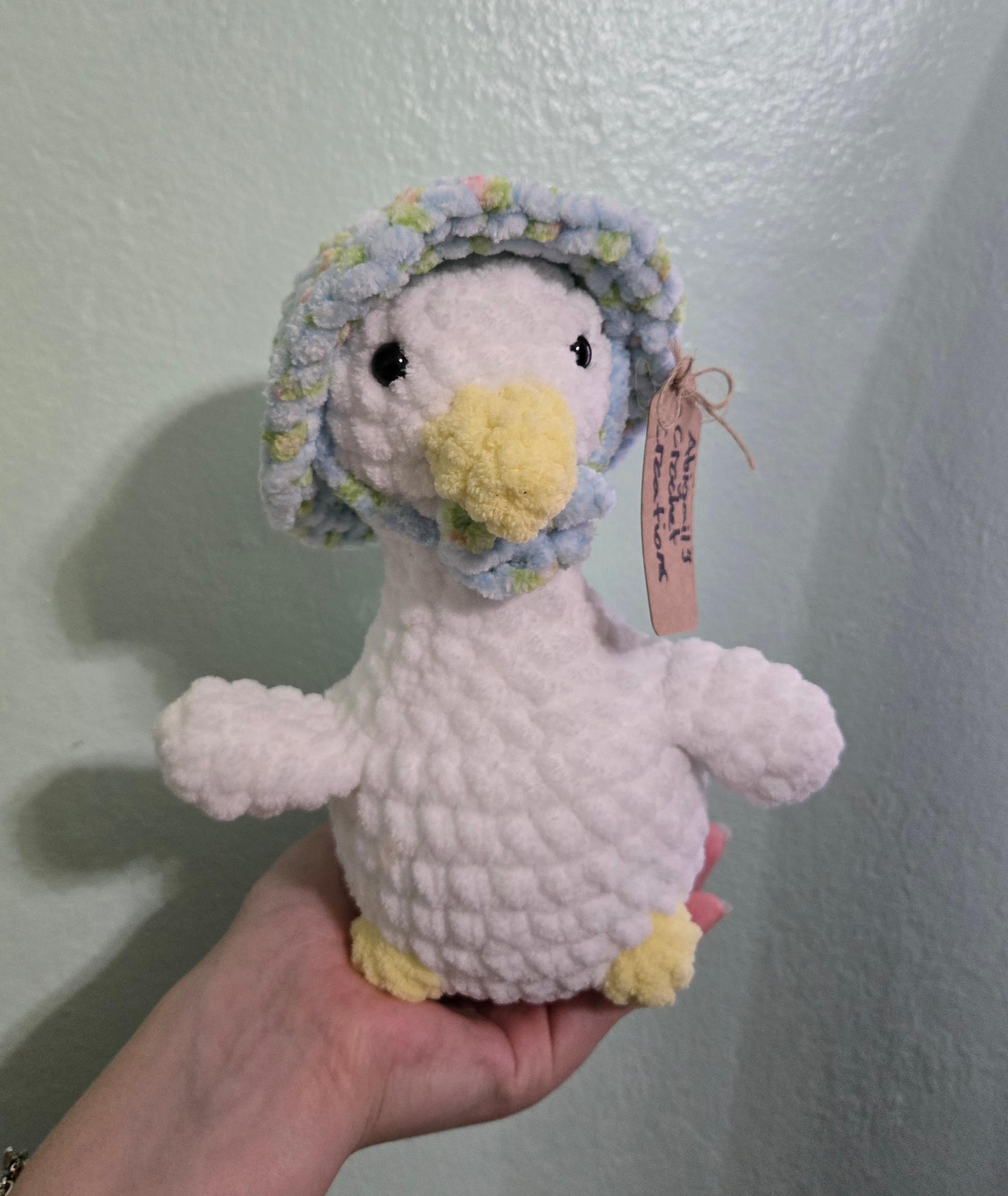 Goose in a hat
