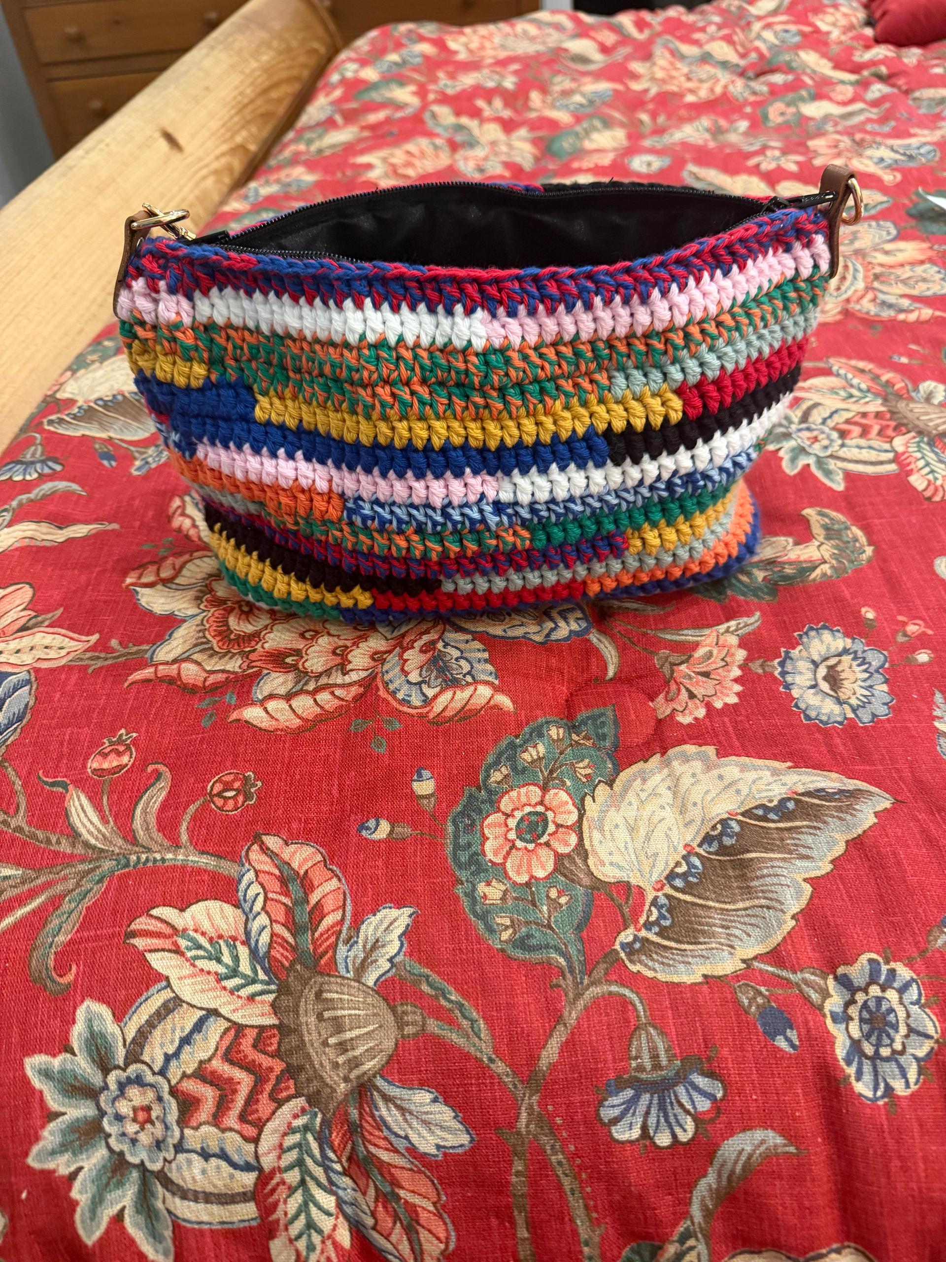 Multi-color Hobo Bag