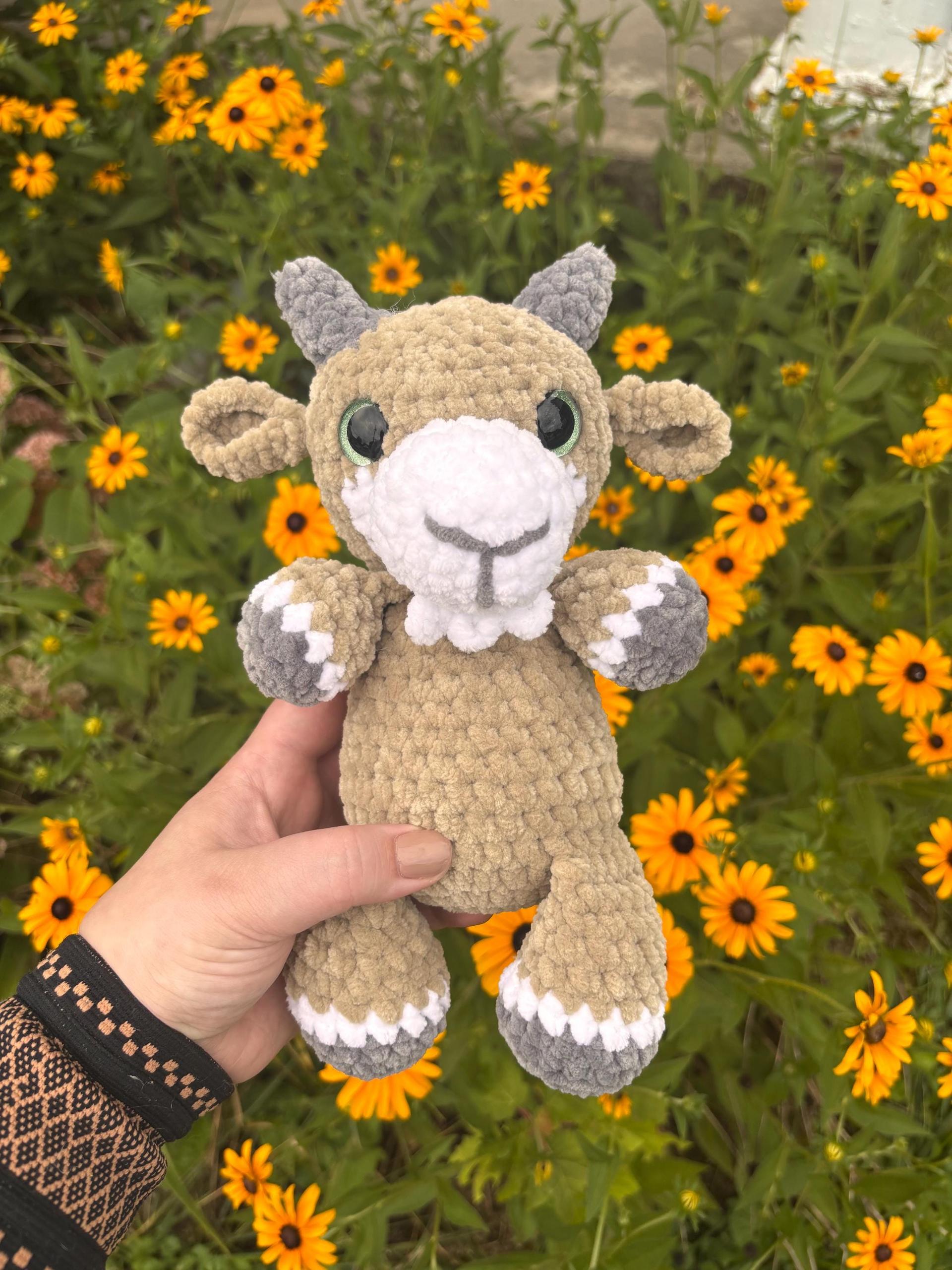 Goat Plushie | Farm Animal | Amigurumi