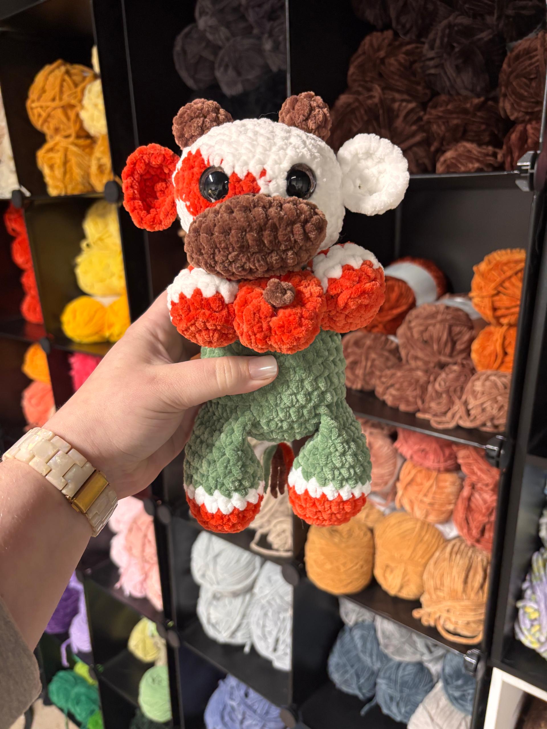 Pumpkin Cow Plushie | Autumn | Pumpkin Patch