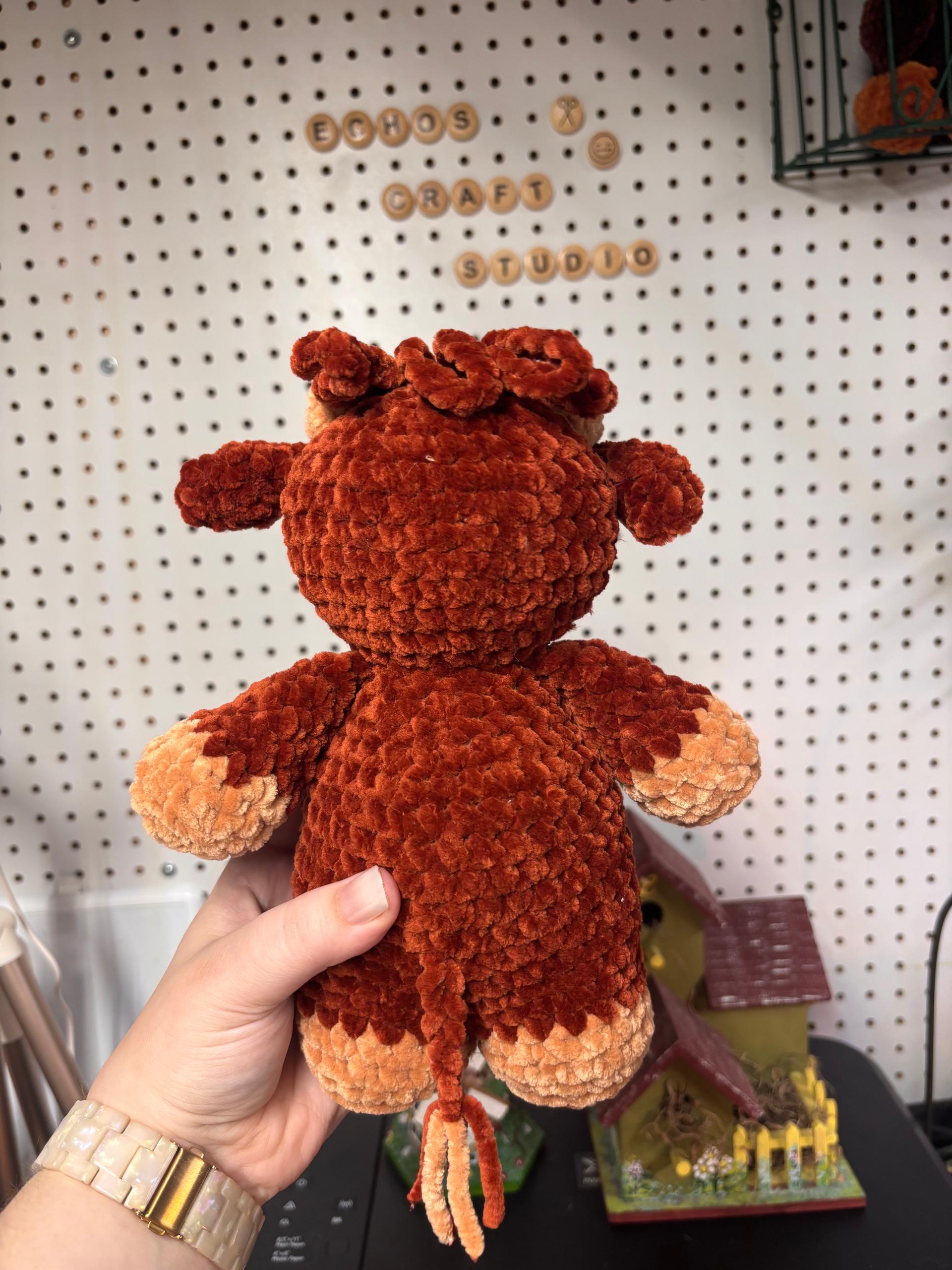 Tater Tot the Chubby Highland Cow Pattern **NOT FINISHED PRODUCT** thumbnail 3