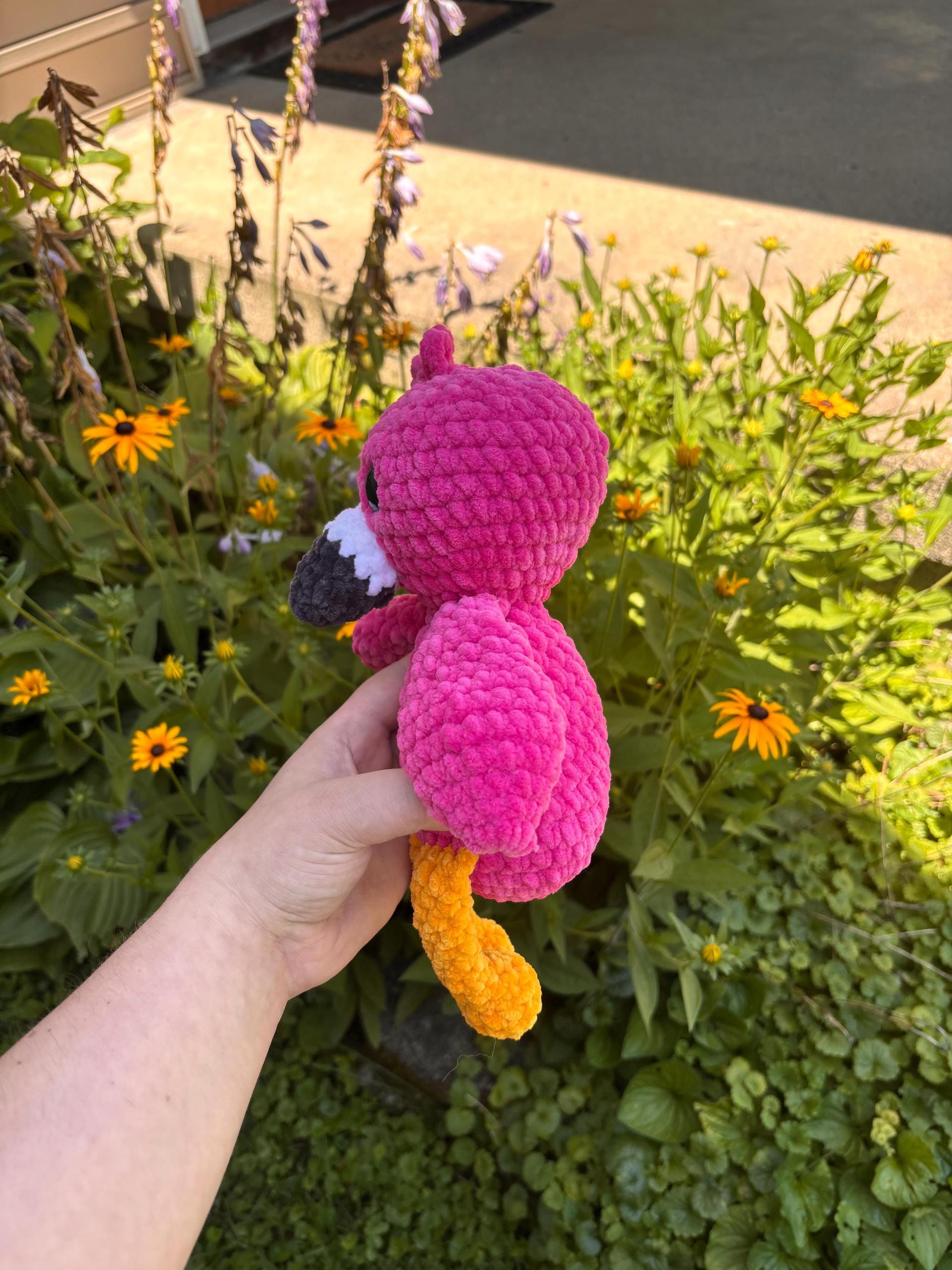Florence the Flamingo (Floppy Friends Series) **NOT FINISHED PRODUCT** thumbnail 2