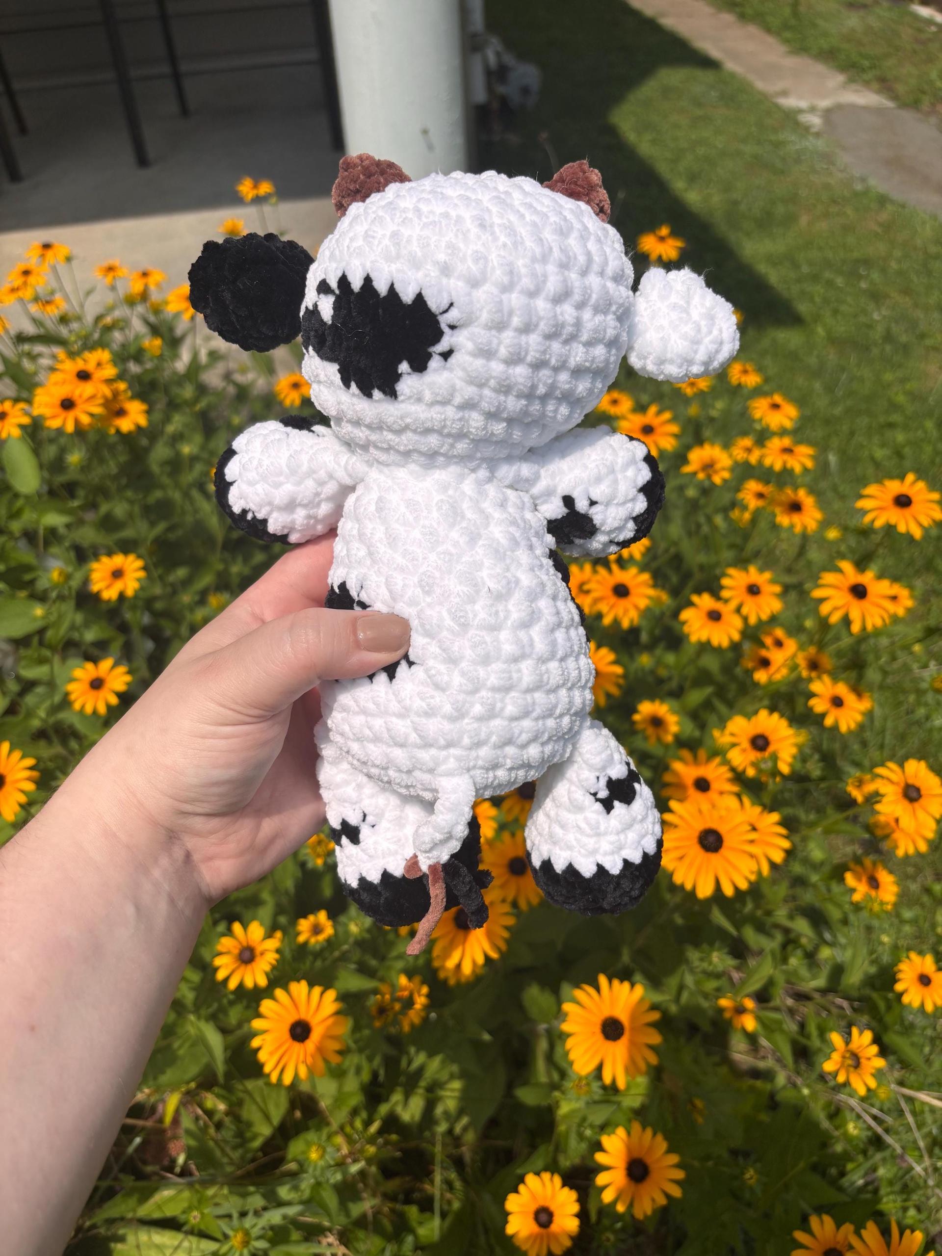 Cow Plushie | Spotted Cow | Farm Animal | Amigurumi thumbnail 2