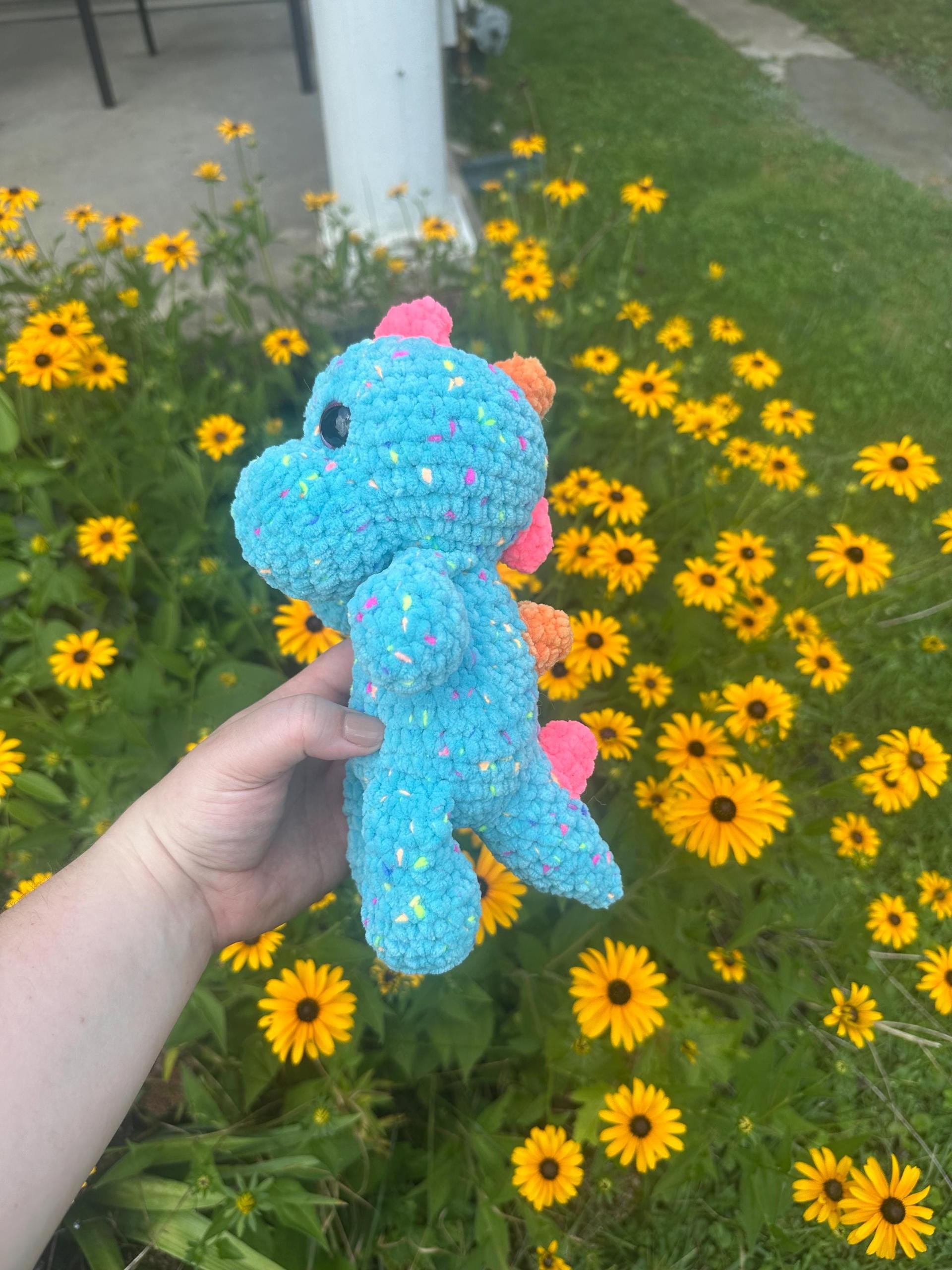 Dinosaur Plushie | Confetti Dinosaur | Amigurumi thumbnail 2