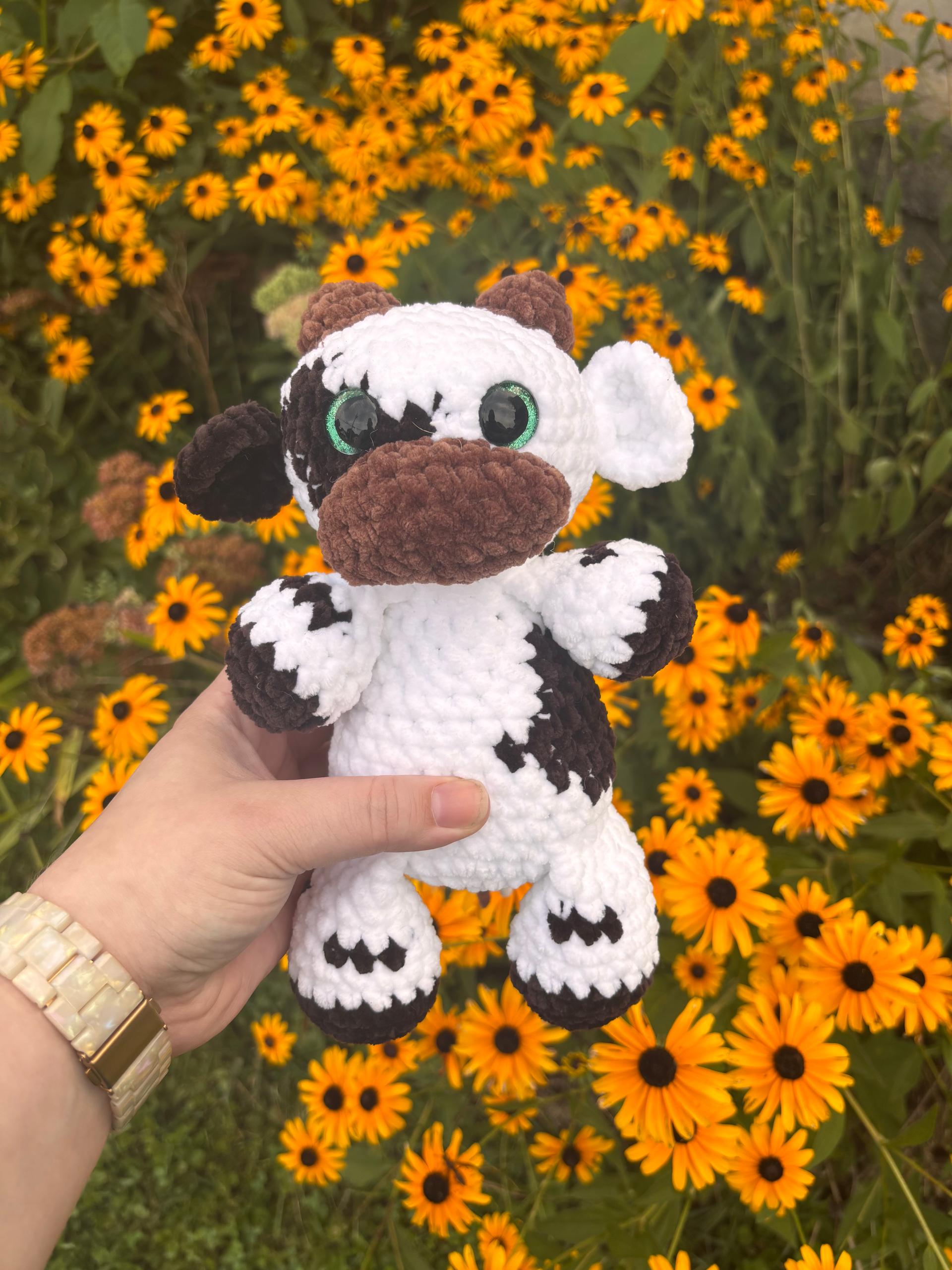 Farm Animal Crochet Patterns Bundle | Amigurumi Cow, Goat, Pig, Chicken, Duck (PDF Download) thumbnail 5
