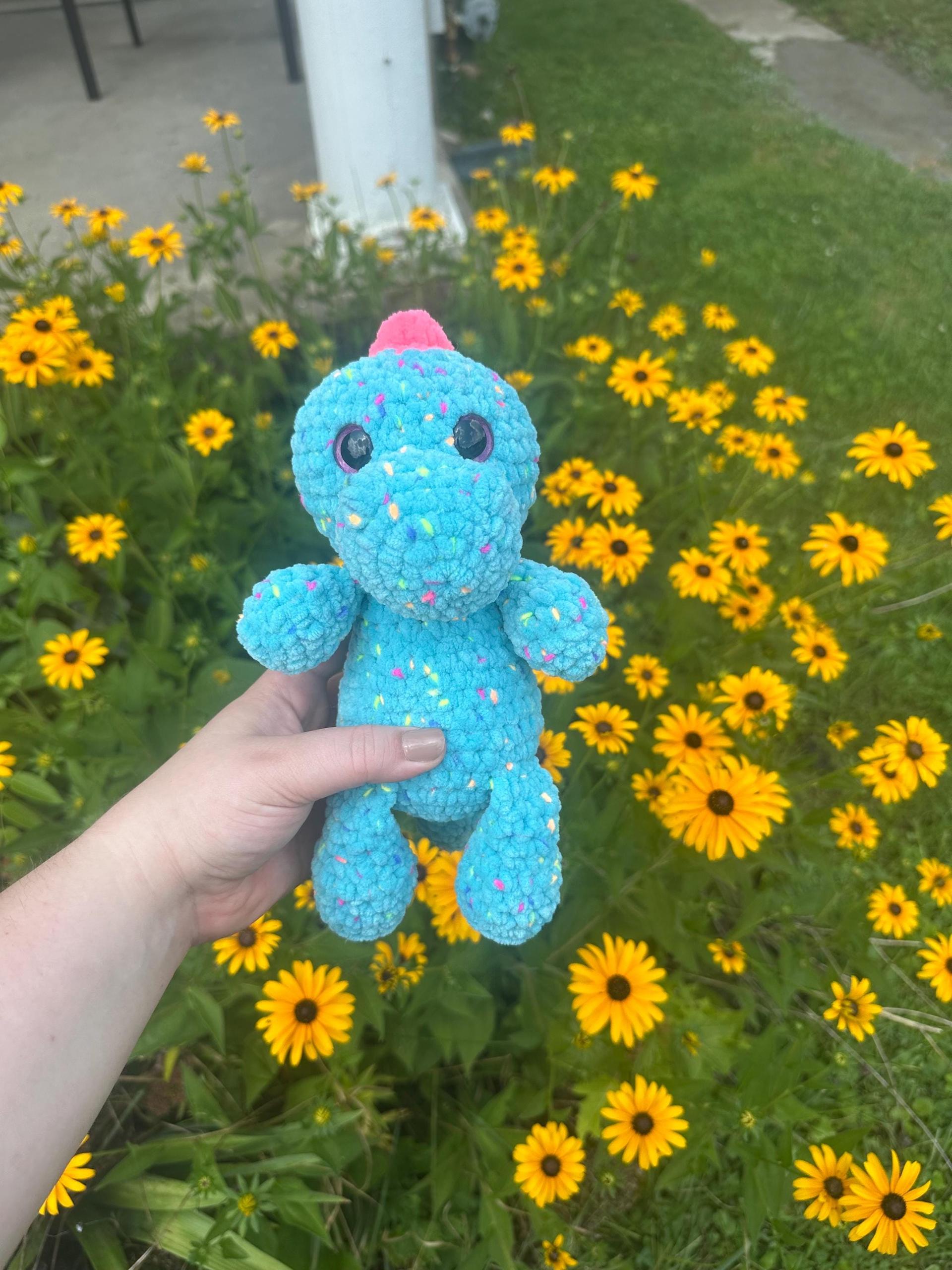 Dinosaur Plushie | Confetti Dinosaur | Amigurumi