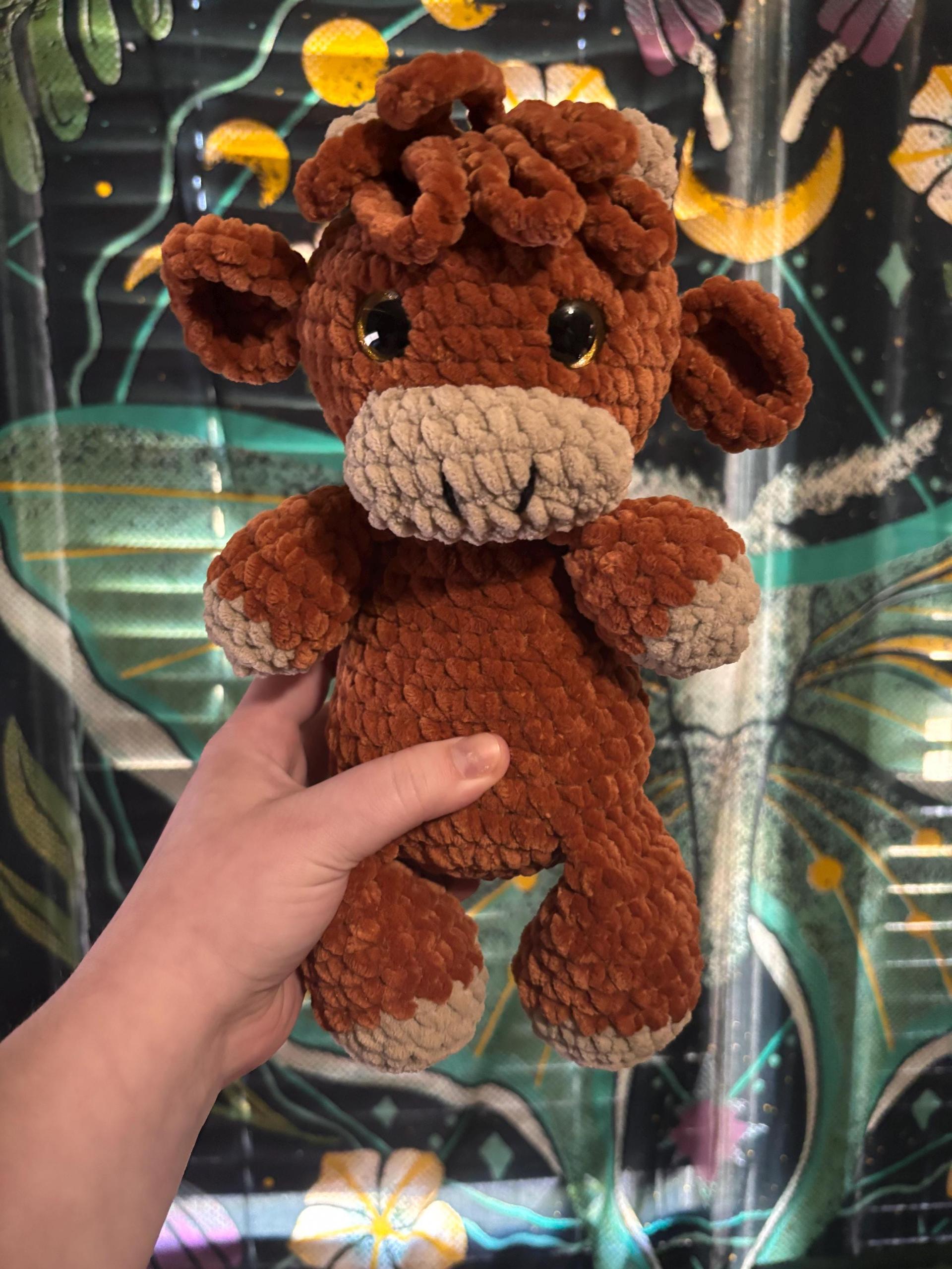 Hazel the Highland Cow Pattern (Floppy Friends Series) **NOT FINISHED PRODUCT**