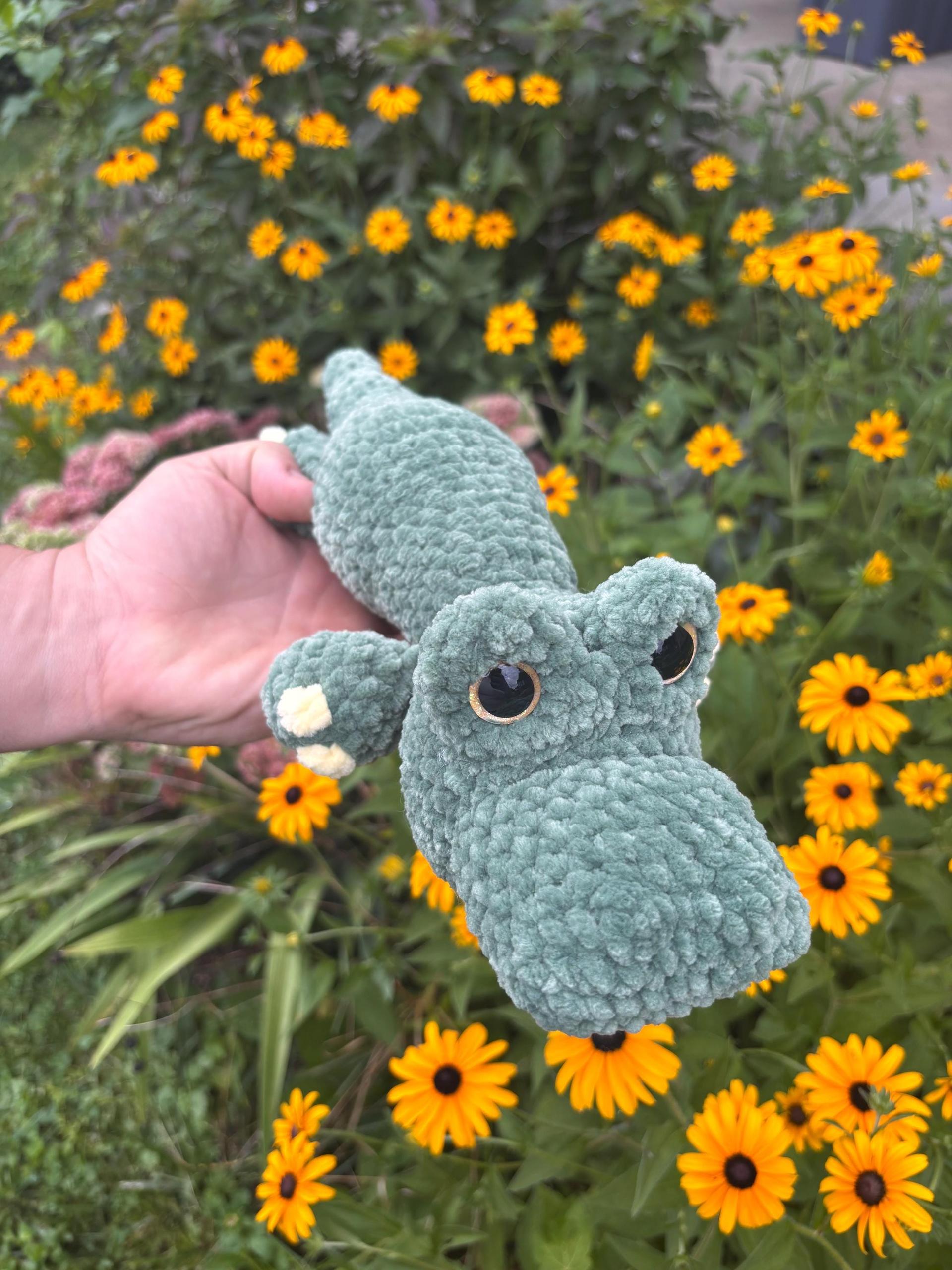 Alligator Plushie | Gator | Amigurumi thumbnail 2