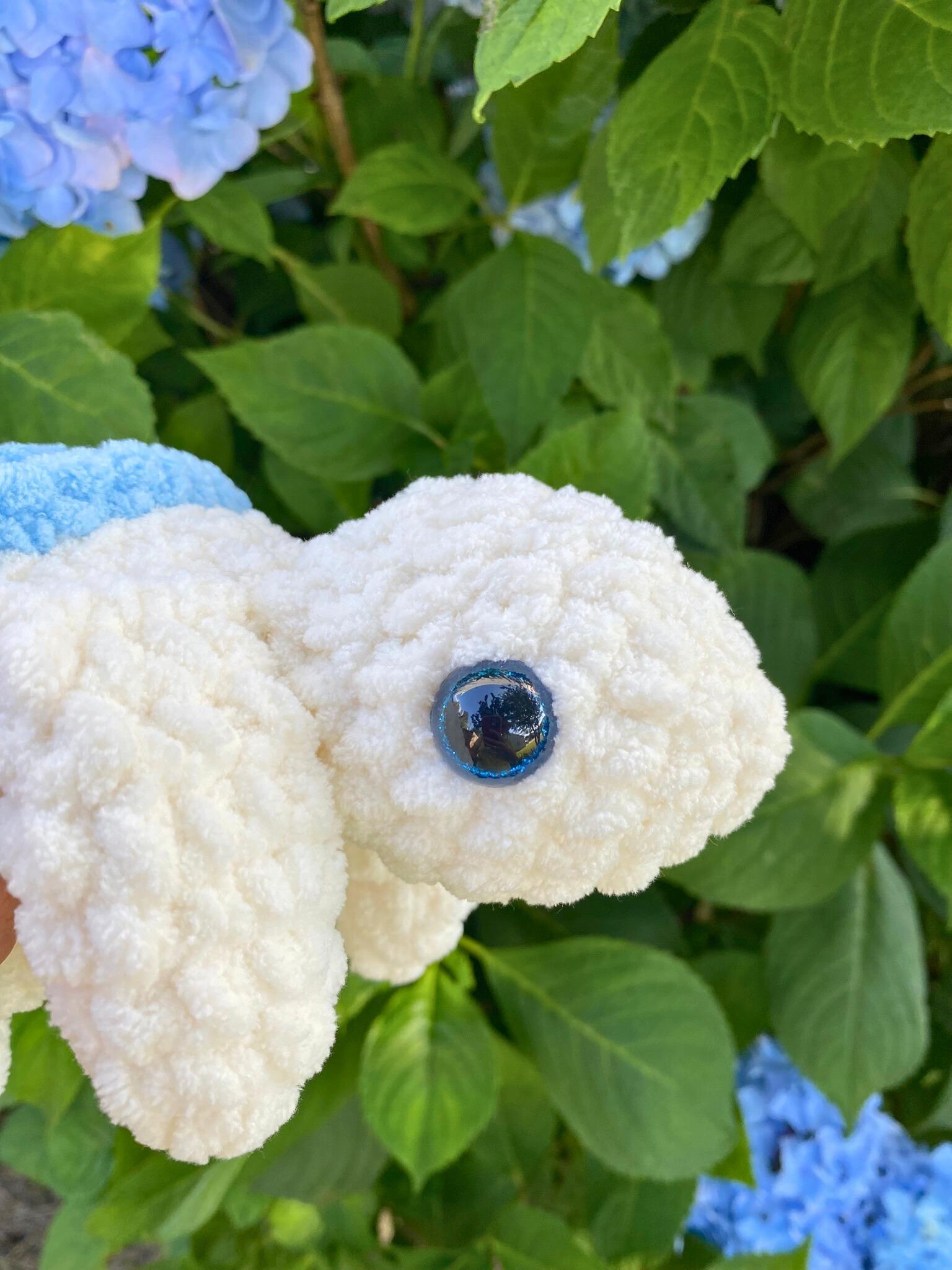 Crochet Sea Turtle Plushie, Handmade Ocean Animal Stuffed Animal, Cute Sea Turtle Stuffie, Blue & White Ocean Decor thumbnail 3