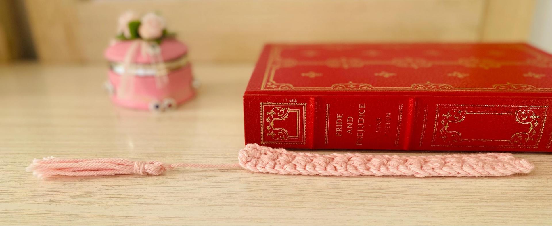 Crochet Cotton Bookmark with Tassel - Set of 3, Customizable, Handmade Book Lover Gift thumbnail 10