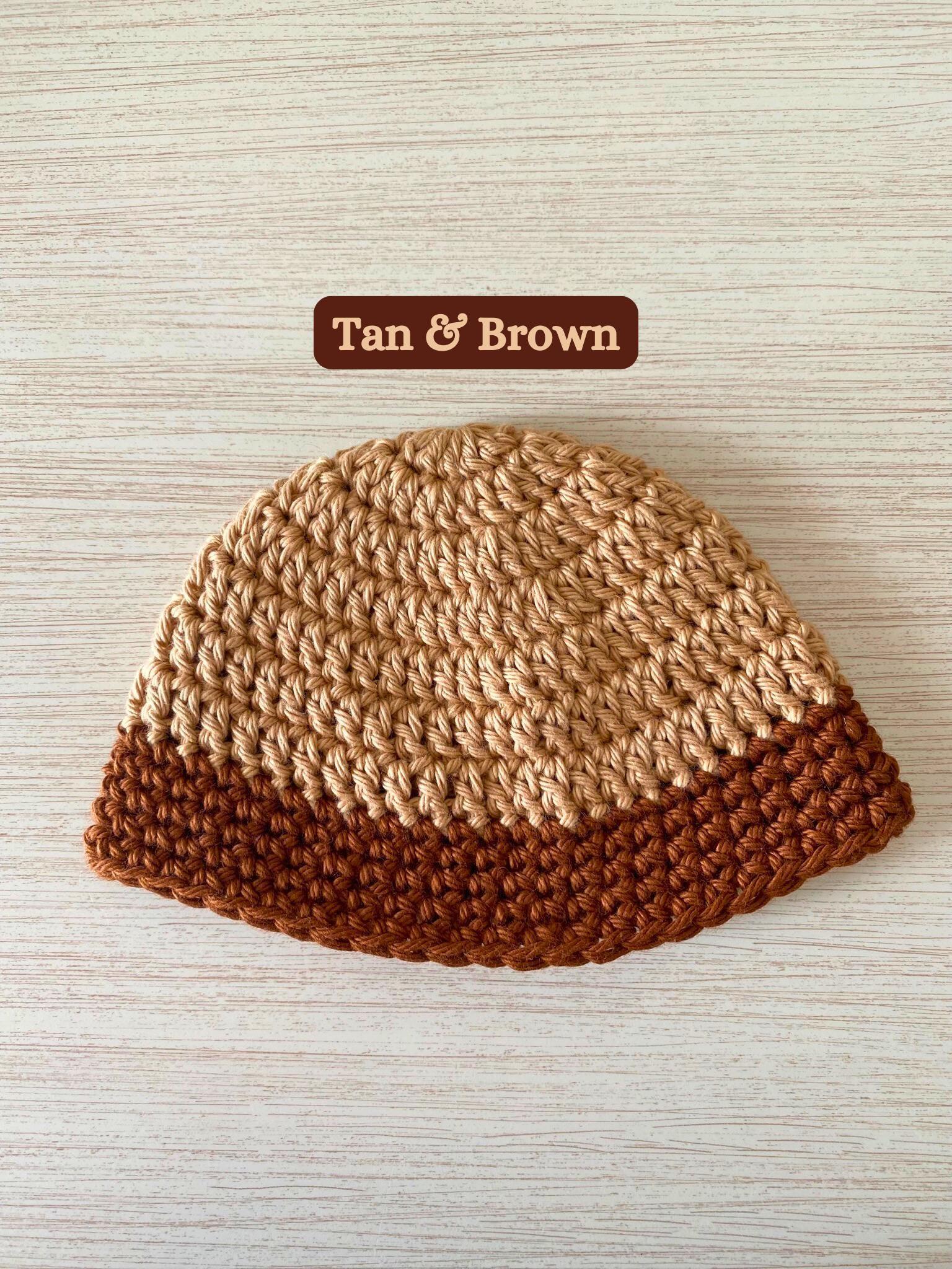 Crocheted Baby Beanie - Preemie/Newborn (0-3 Months): Soft Cotton Blend thumbnail 8