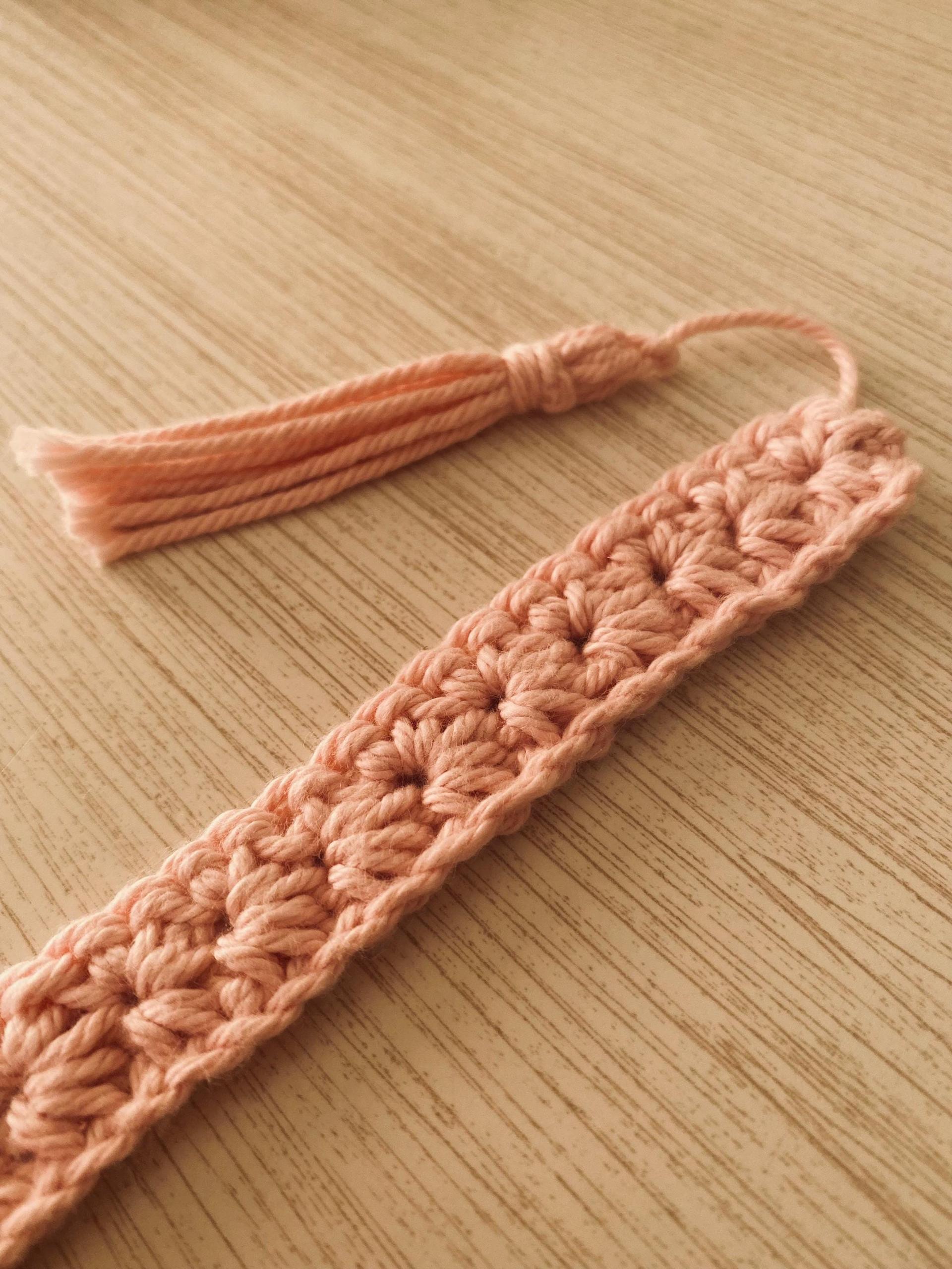 Crochet Cotton Bookmark with Tassel, Many Color Options! thumbnail 4