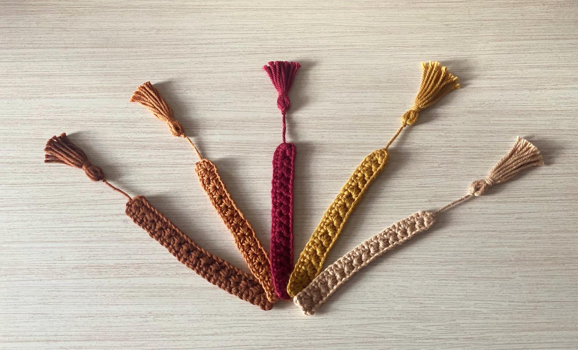 Crochet Cotton Bookmark with Tassel, Many Color Options! thumbnail 10