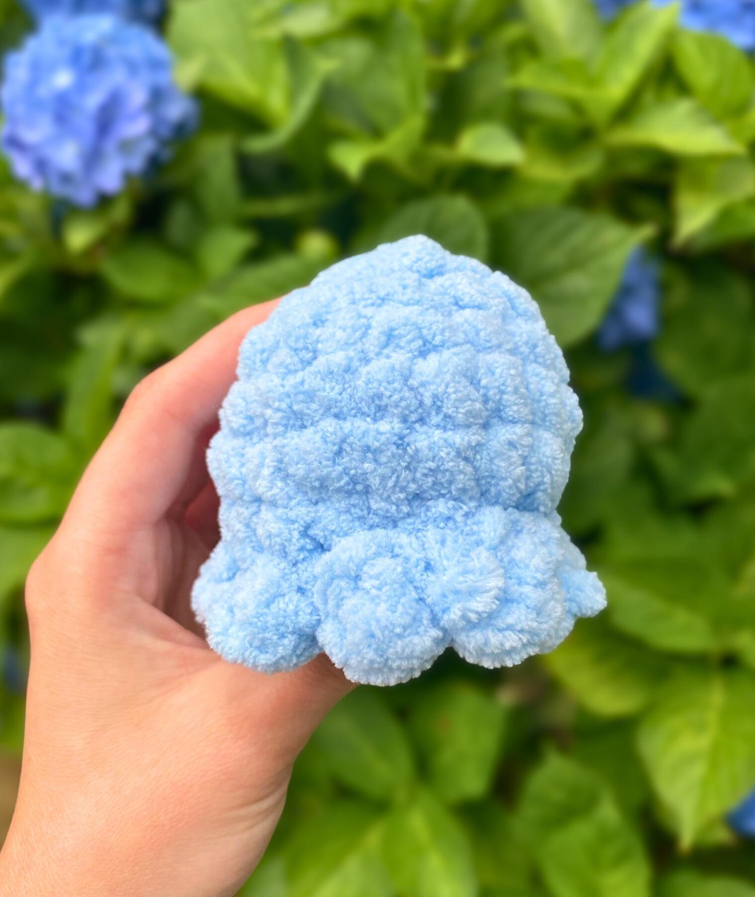 Crochet Mini Octopus Plushie, Tiny Stuffed Ocean Animal thumbnail 3