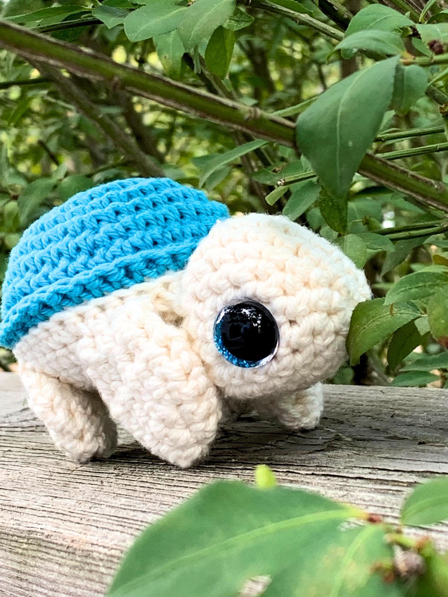 Crochet Mini Sea Turtle: Tiny Handmade Cotton Amigurumi Toy thumbnail 9
