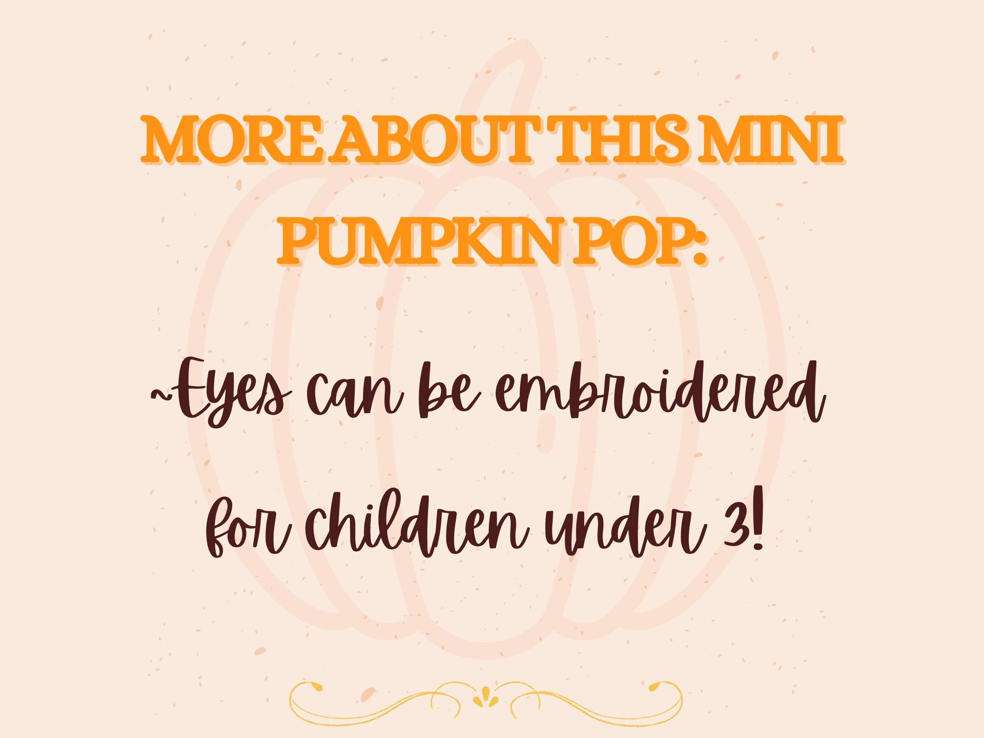 Crochet Mini Pumpkin Pop, Tiny Fall Amigurumi Plushie, Micro Whimsical Pumpkin thumbnail 9