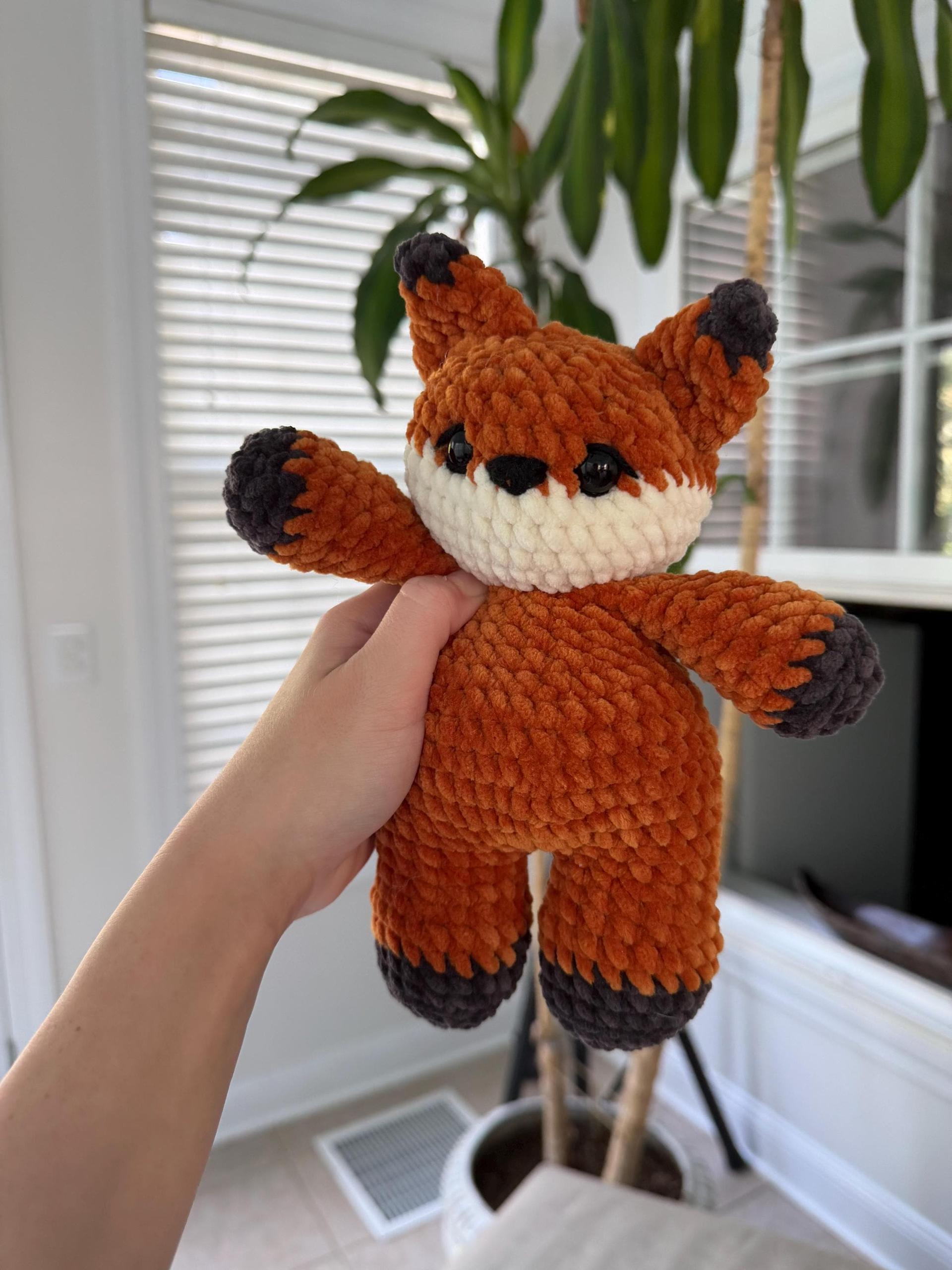 Low-Sew PDF Crochet Pattern | Fancy The Fox - Chubby Forester Collection | thumbnail 5
