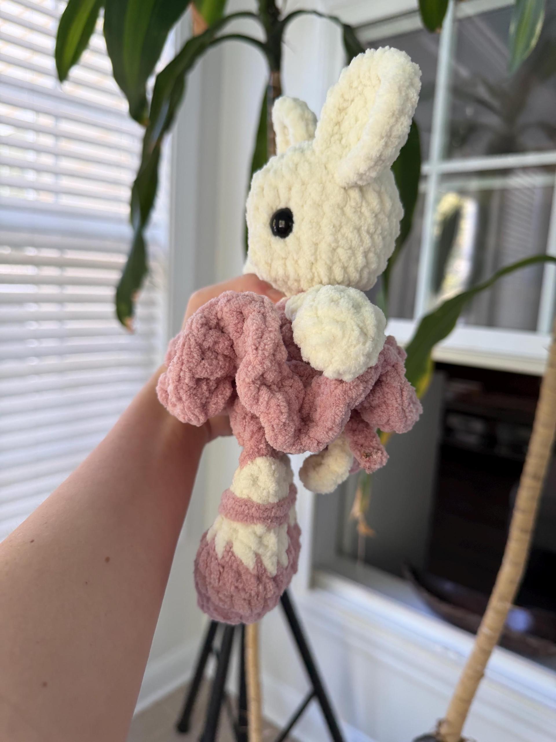 Large Crocheted Ballerina Mouse Doll Plushie thumbnail 4