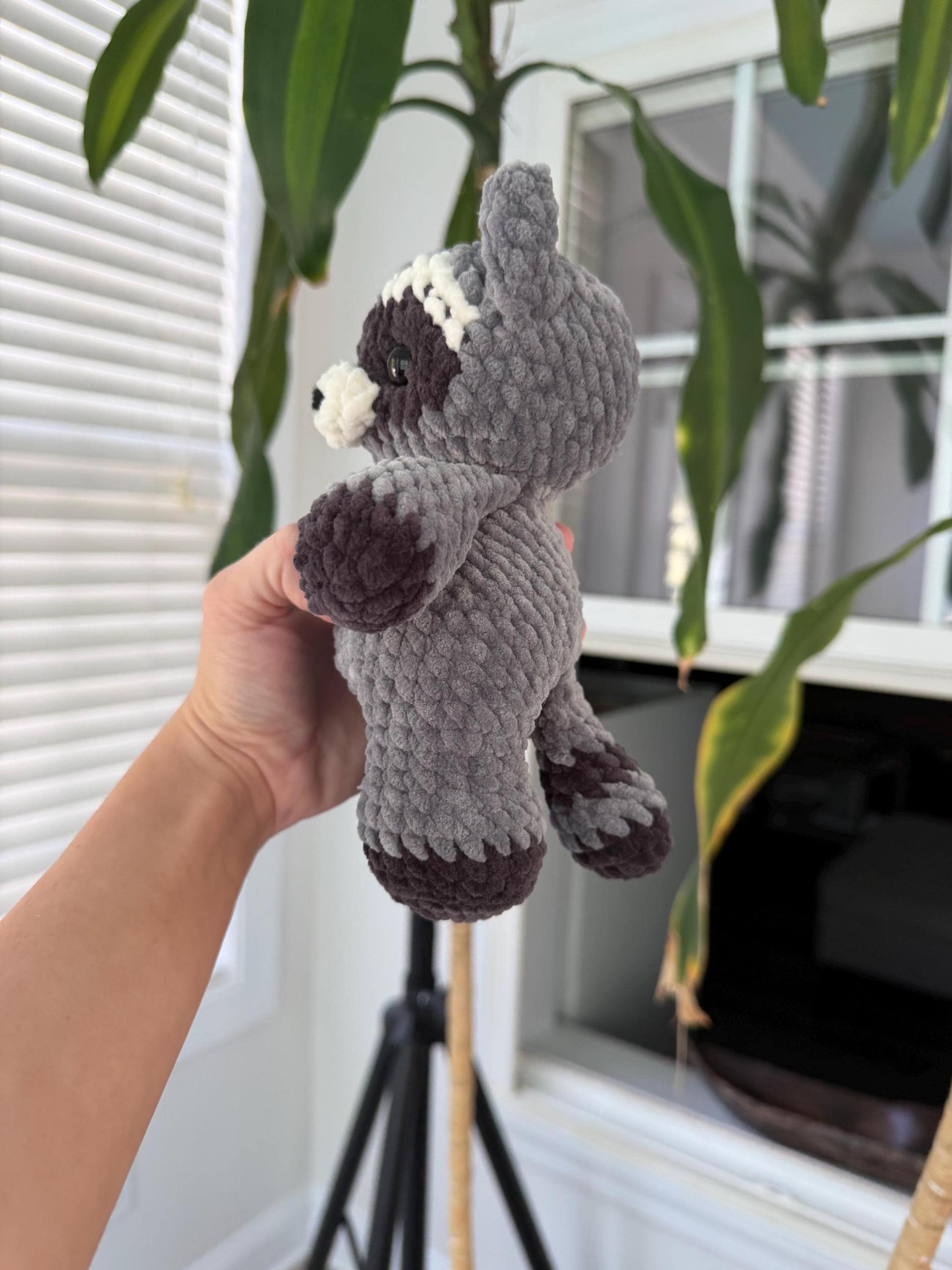 Low-Sew PDF Crochet Pattern | Romy The Raccoon - Chubby Forester Collection | thumbnail 5