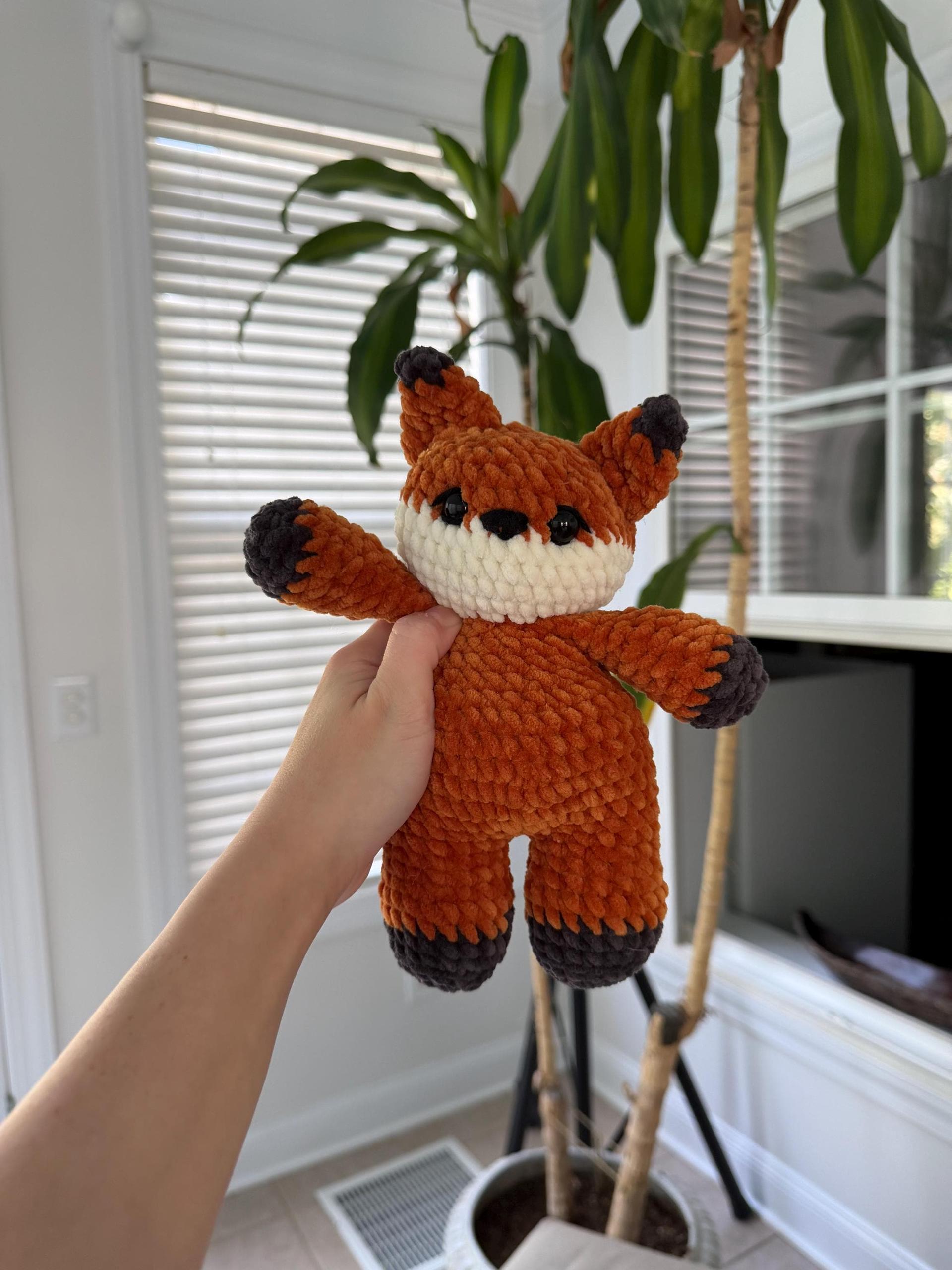 Low-Sew PDF Crochet Pattern | Fancy The Fox - Chubby Forester Collection | thumbnail 6