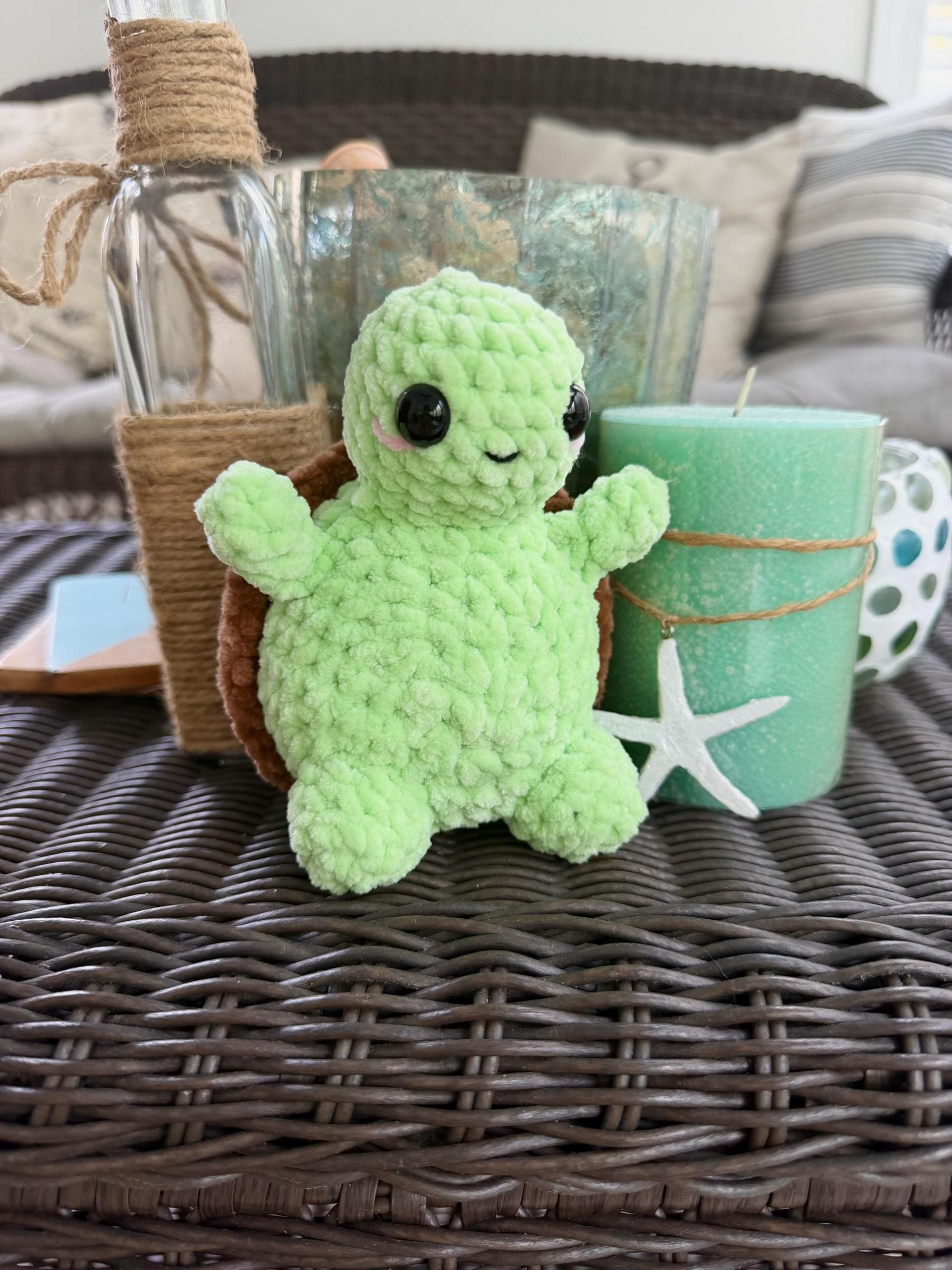 Low-Sew Crochet Pattern PDF | Timmy The Desk-Turtle | thumbnail 6